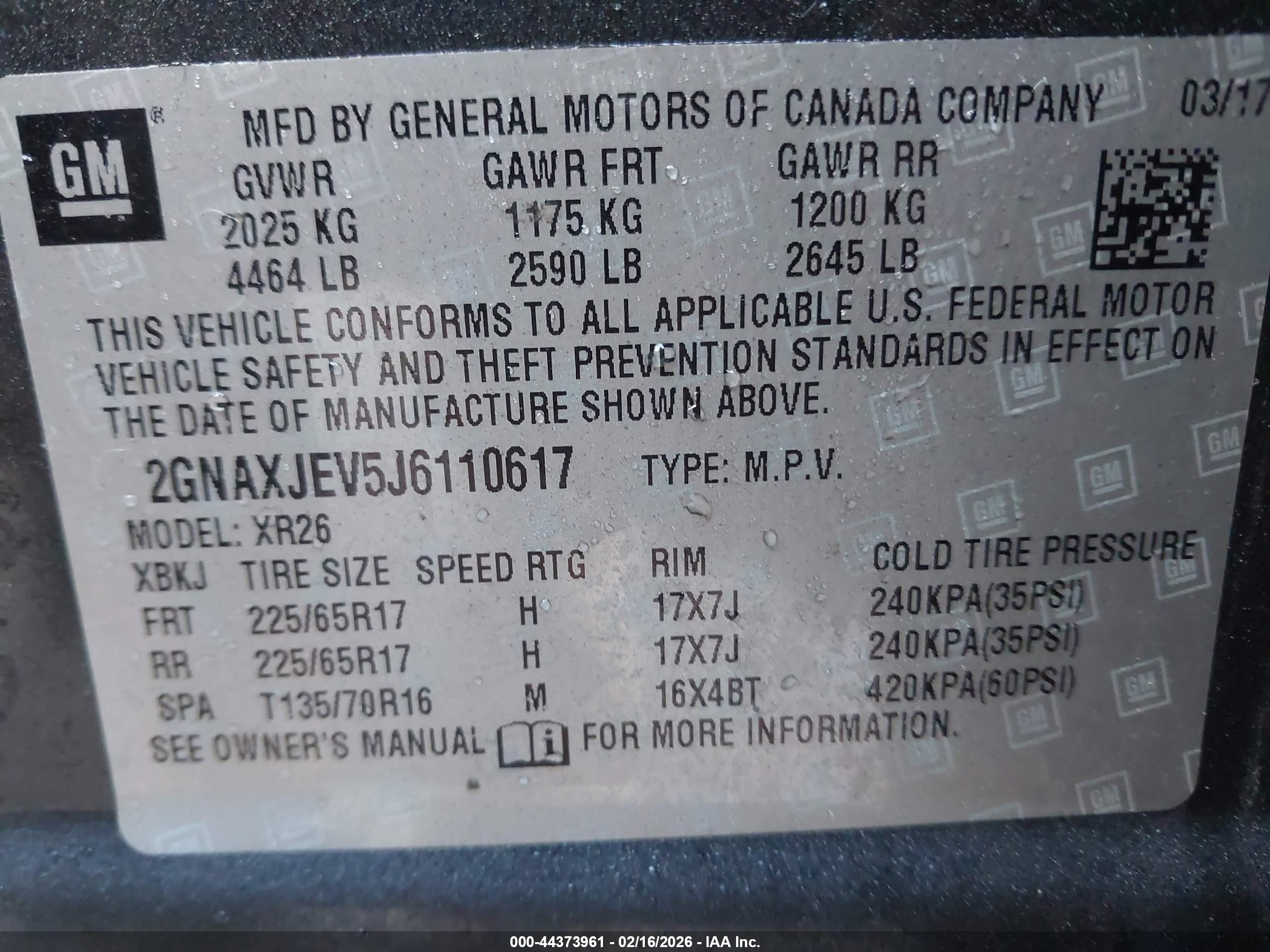 CHEVROLET EQUINOX image 9