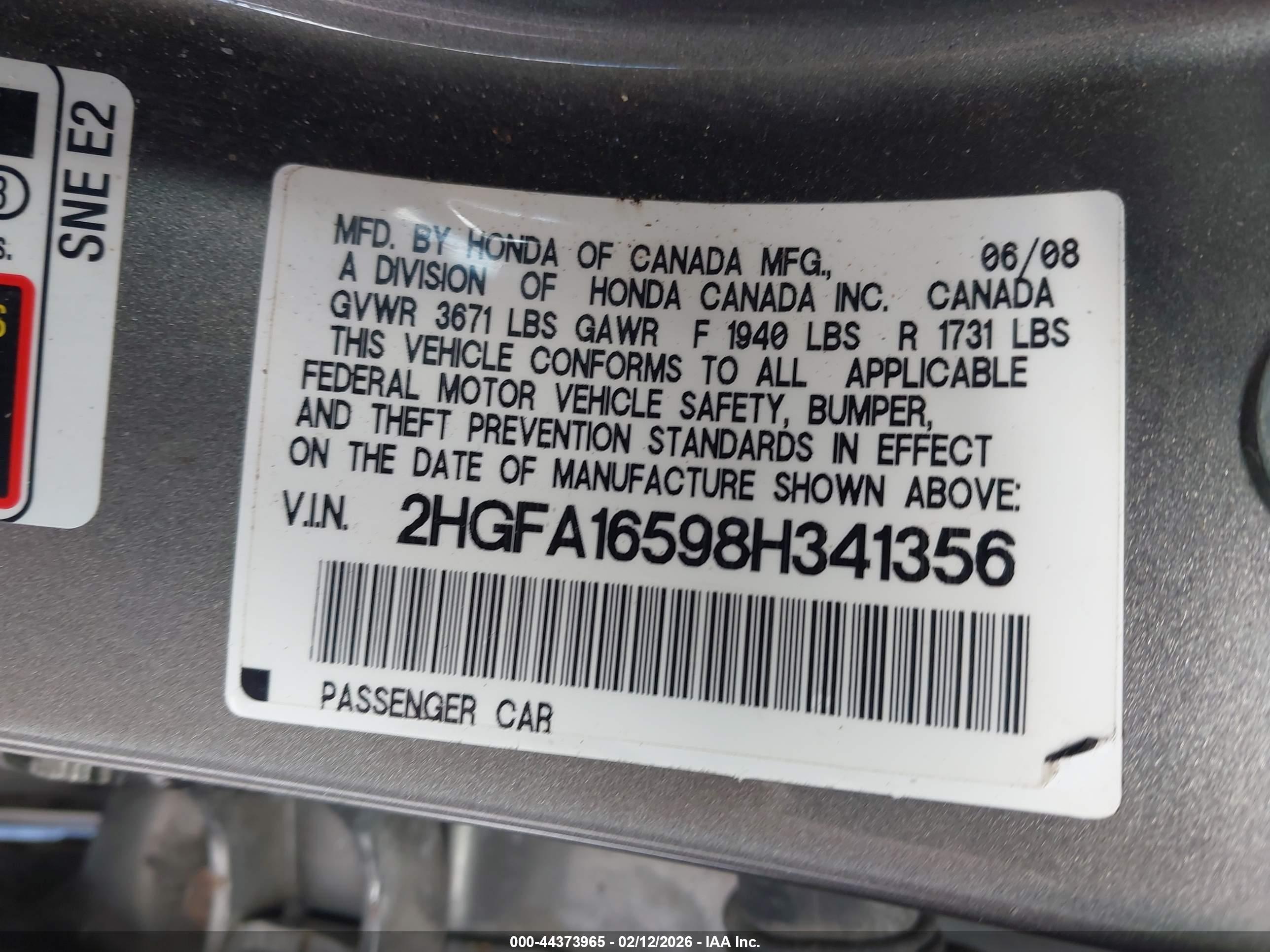 HONDA CIVIC image 9