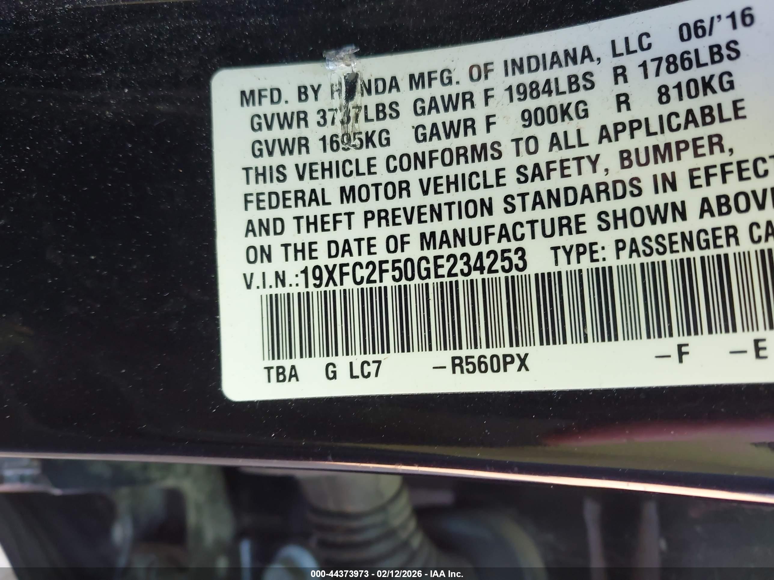 HONDA CIVIC image 9