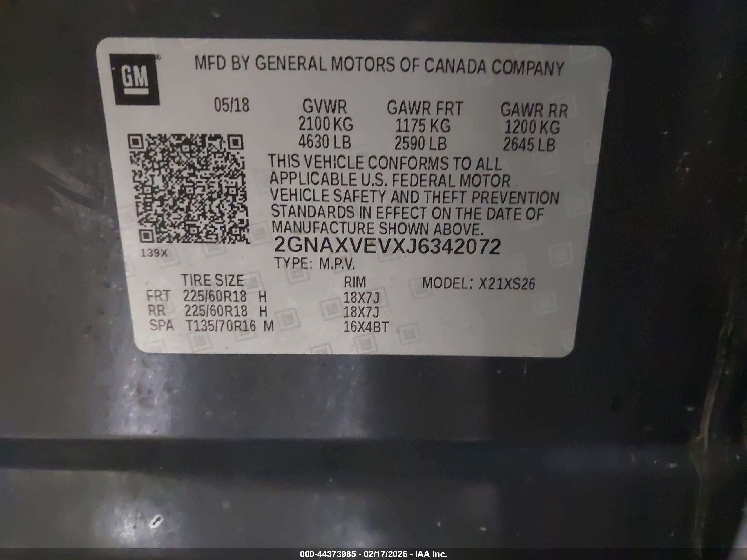 CHEVROLET EQUINOX image 9