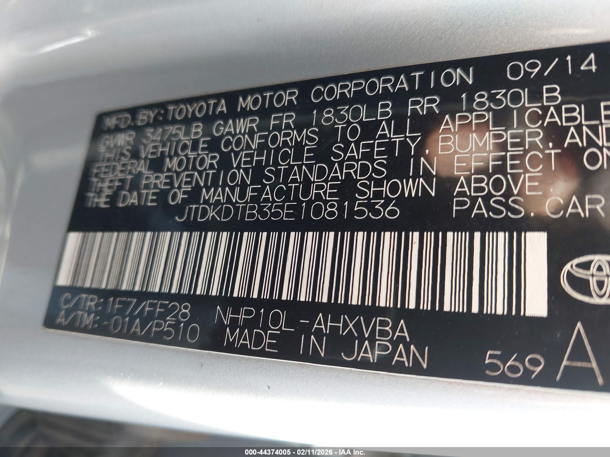 TOYOTA PRIUS image 9