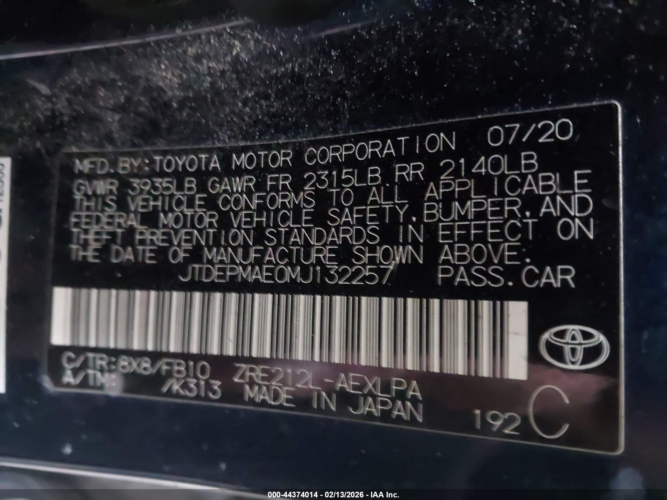 TOYOTA COROLLA image 9