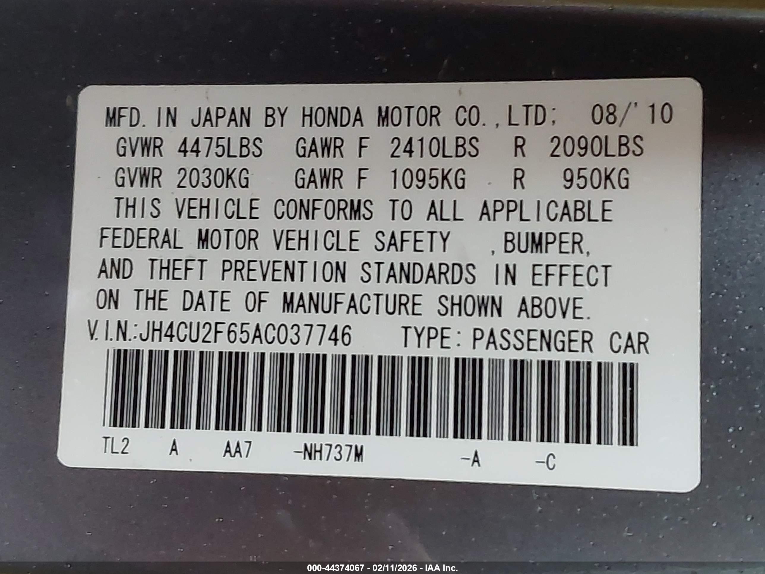 ACURA TSX image 9
