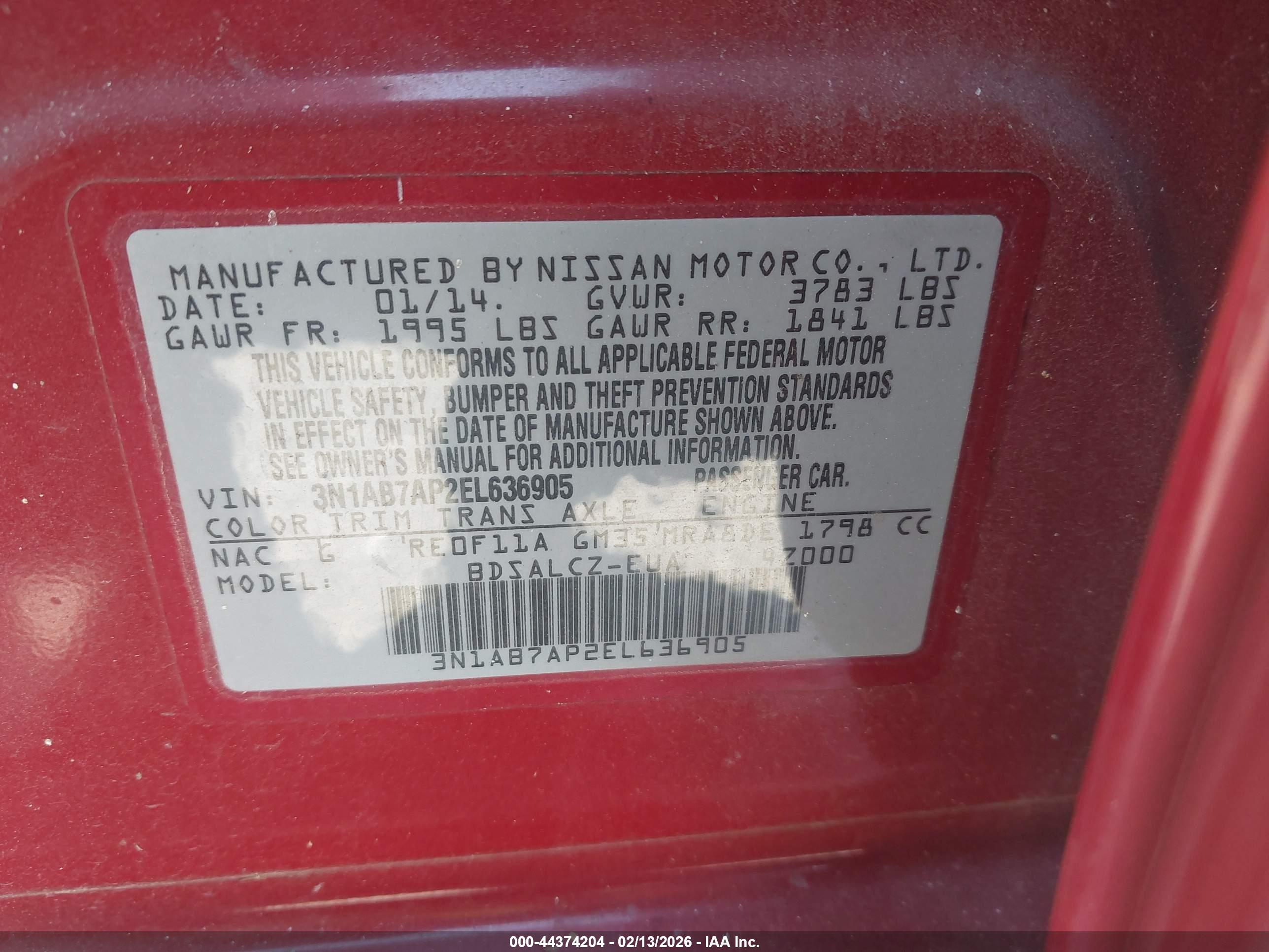 NISSAN SENTRA image 9