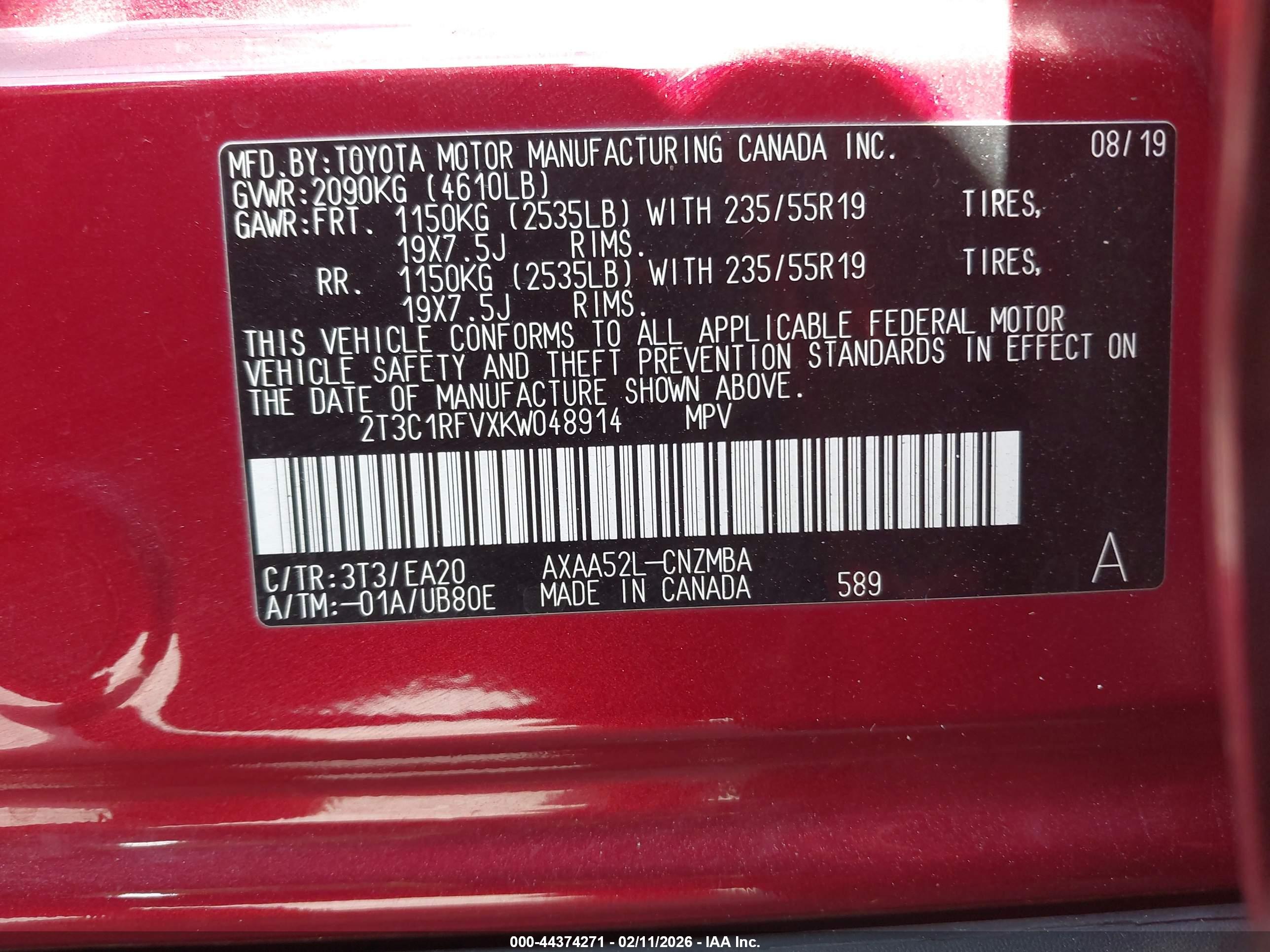TOYOTA RAV4 image 9