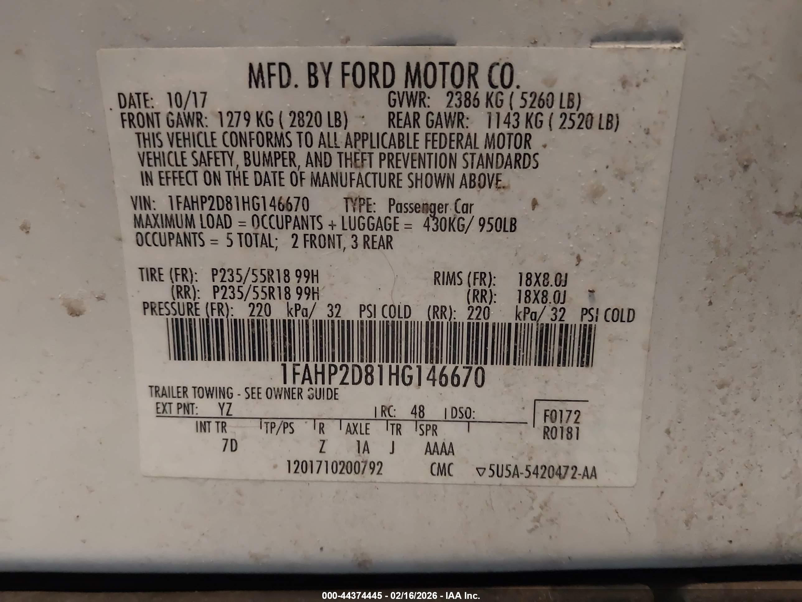 FORD TAURUS image 9