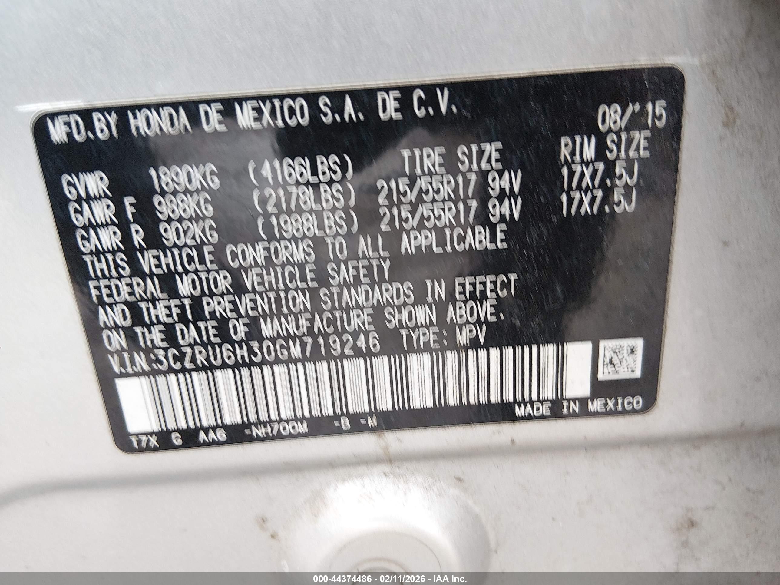 HONDA HR-V image 9