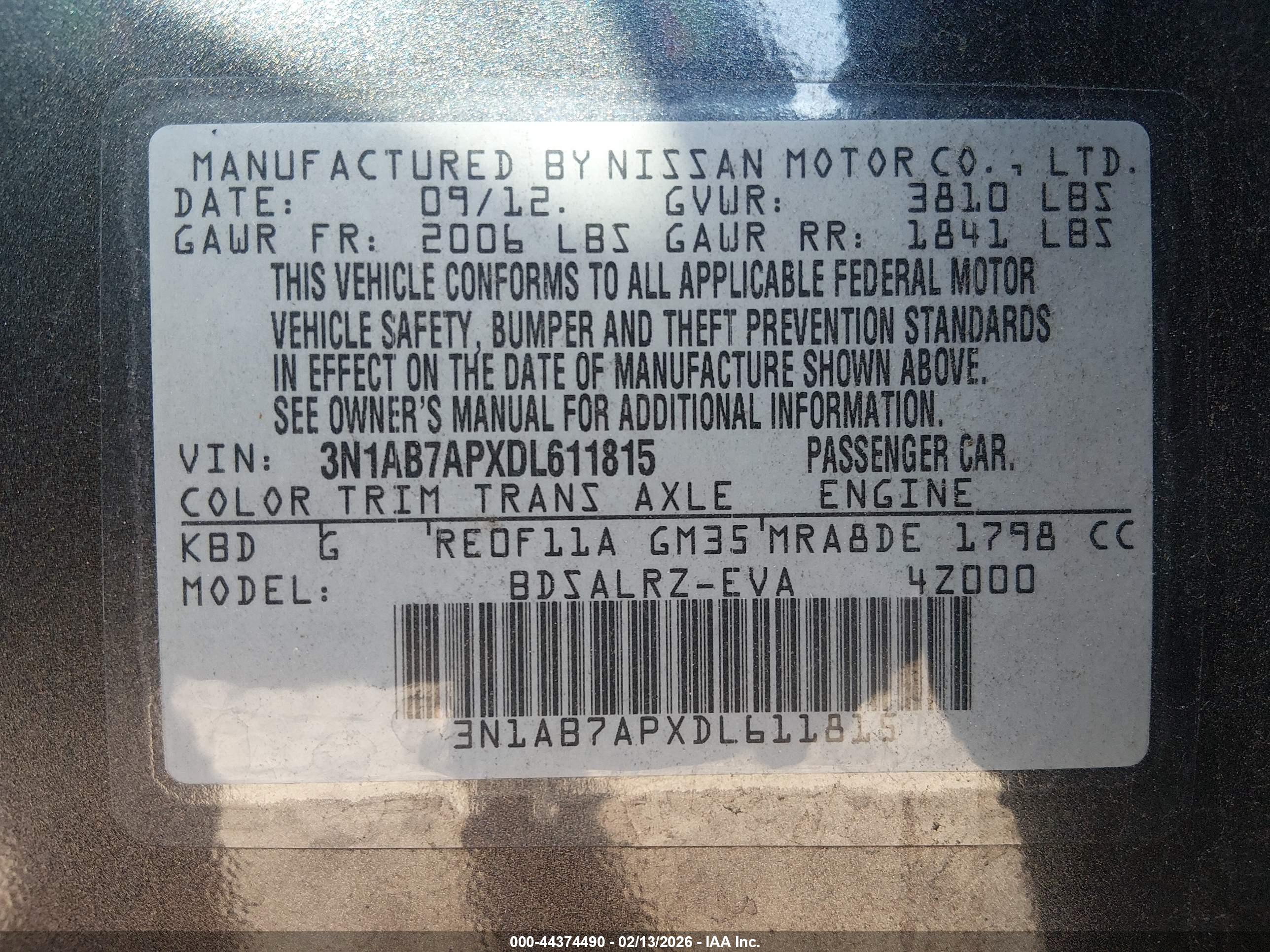 NISSAN SENTRA image 9