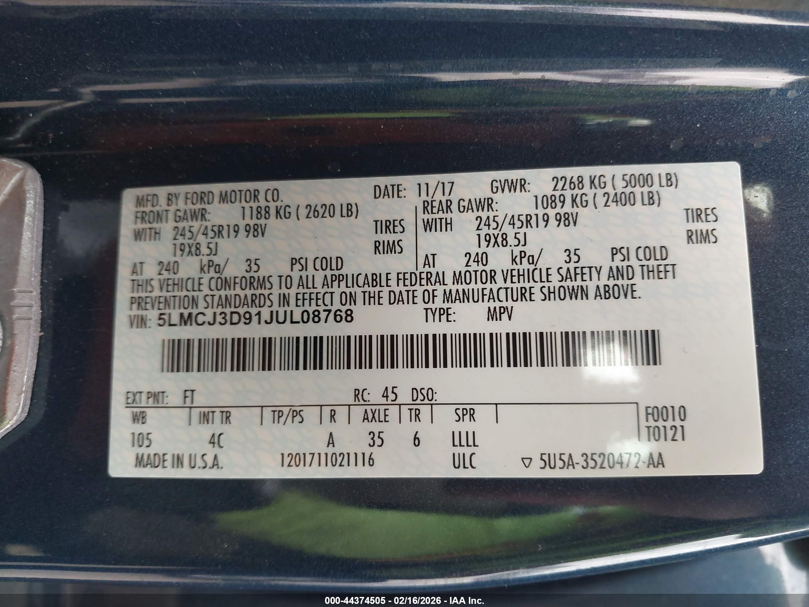 LINCOLN MKC image 9