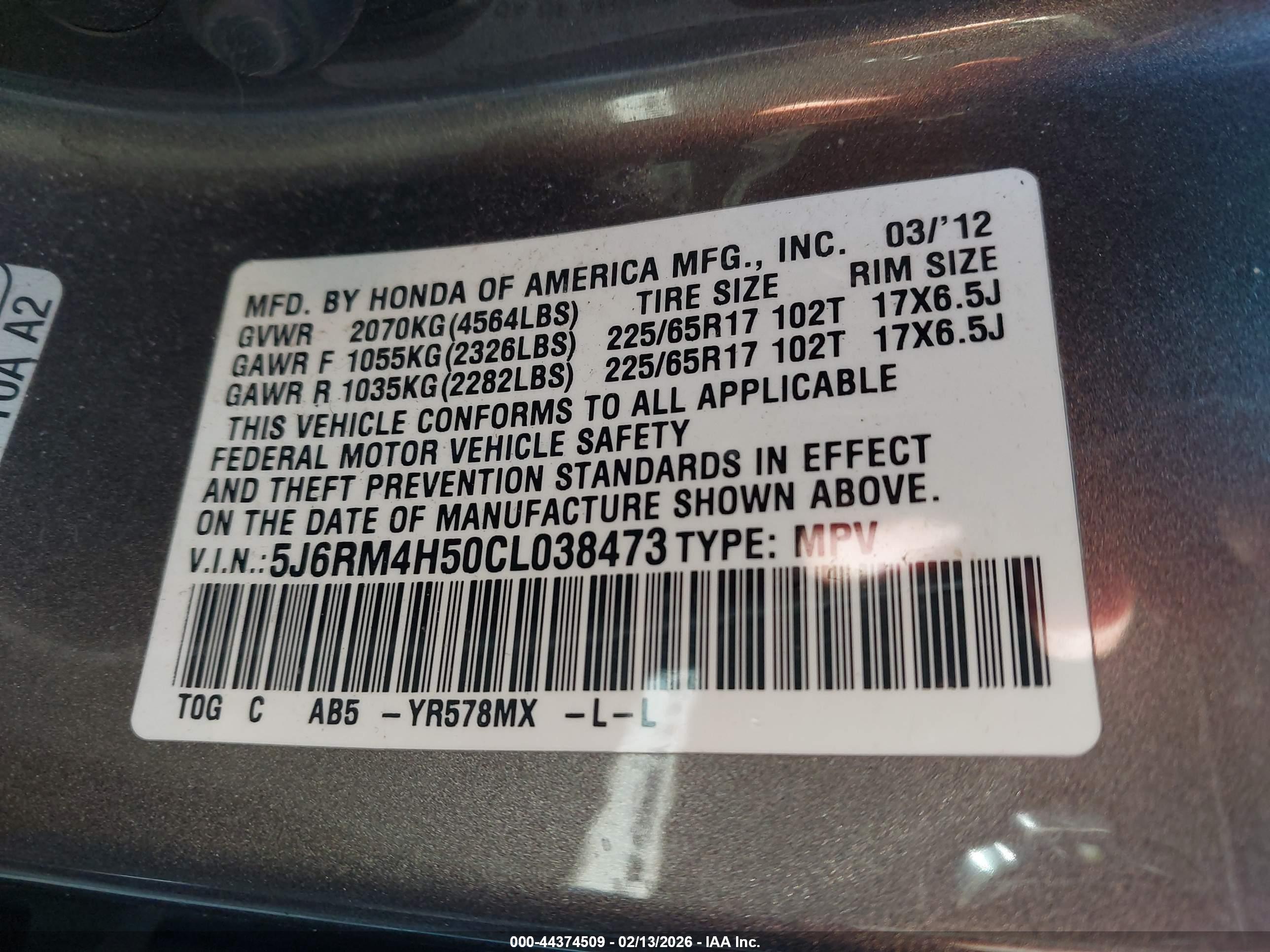 HONDA CR-V image 9