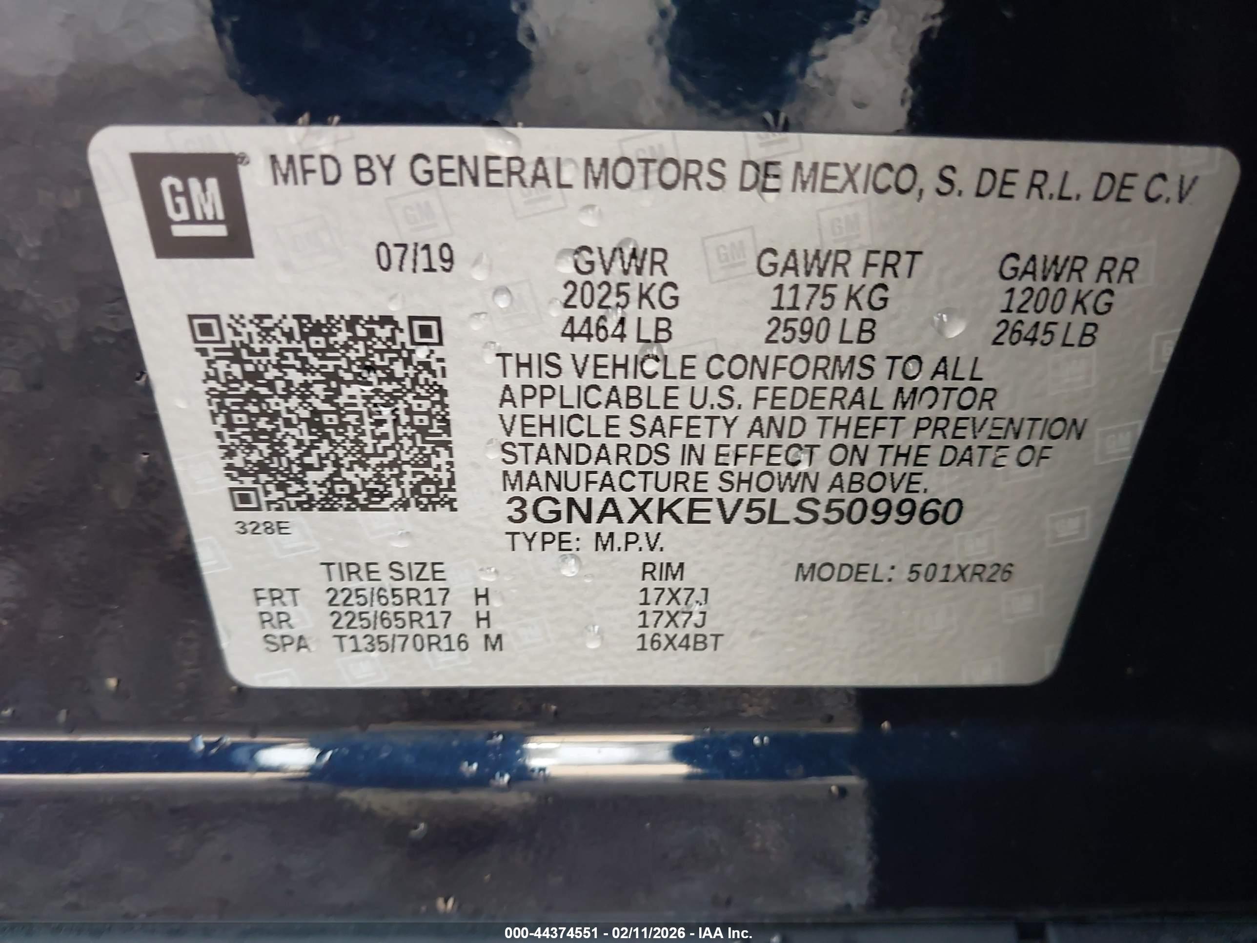 CHEVROLET EQUINOX image 9