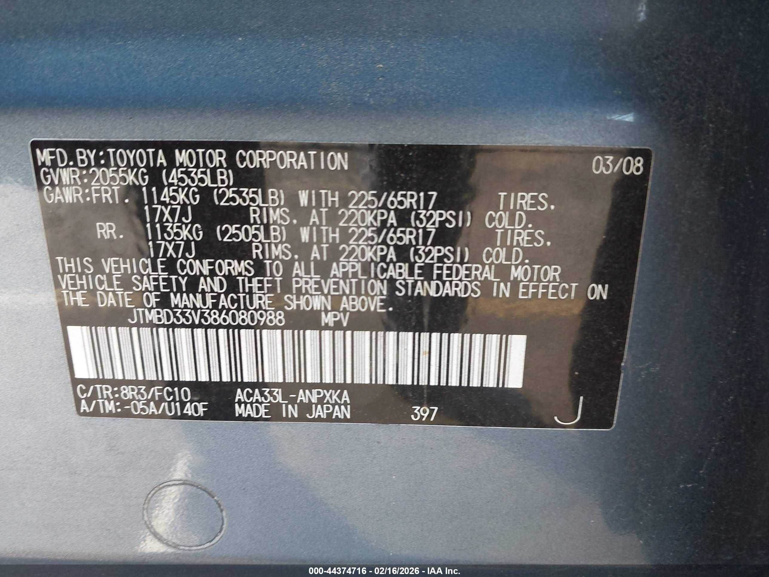 TOYOTA RAV4 image 9