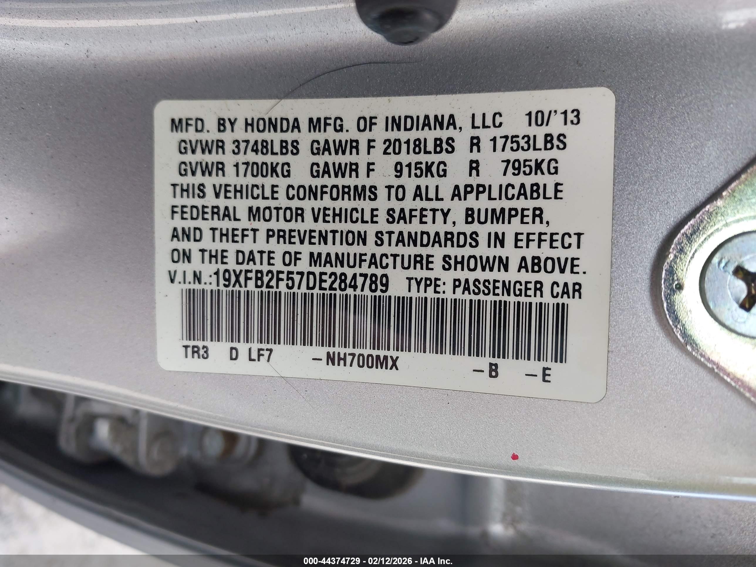 HONDA CIVIC image 9