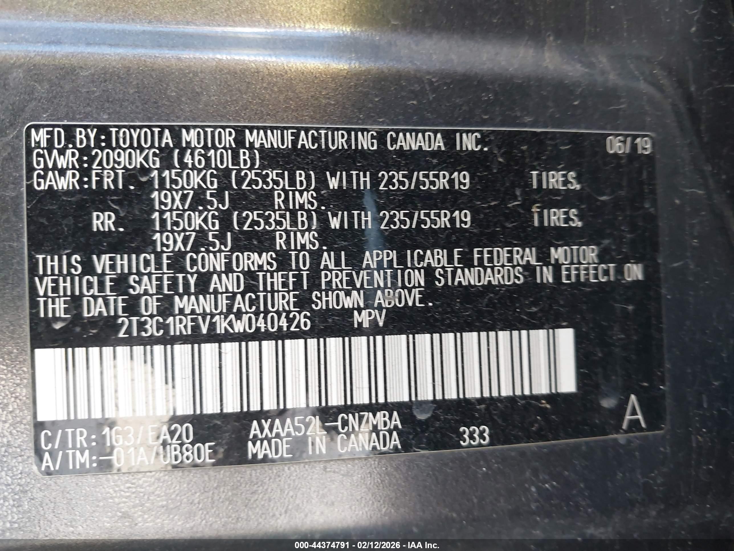 TOYOTA RAV4 image 9