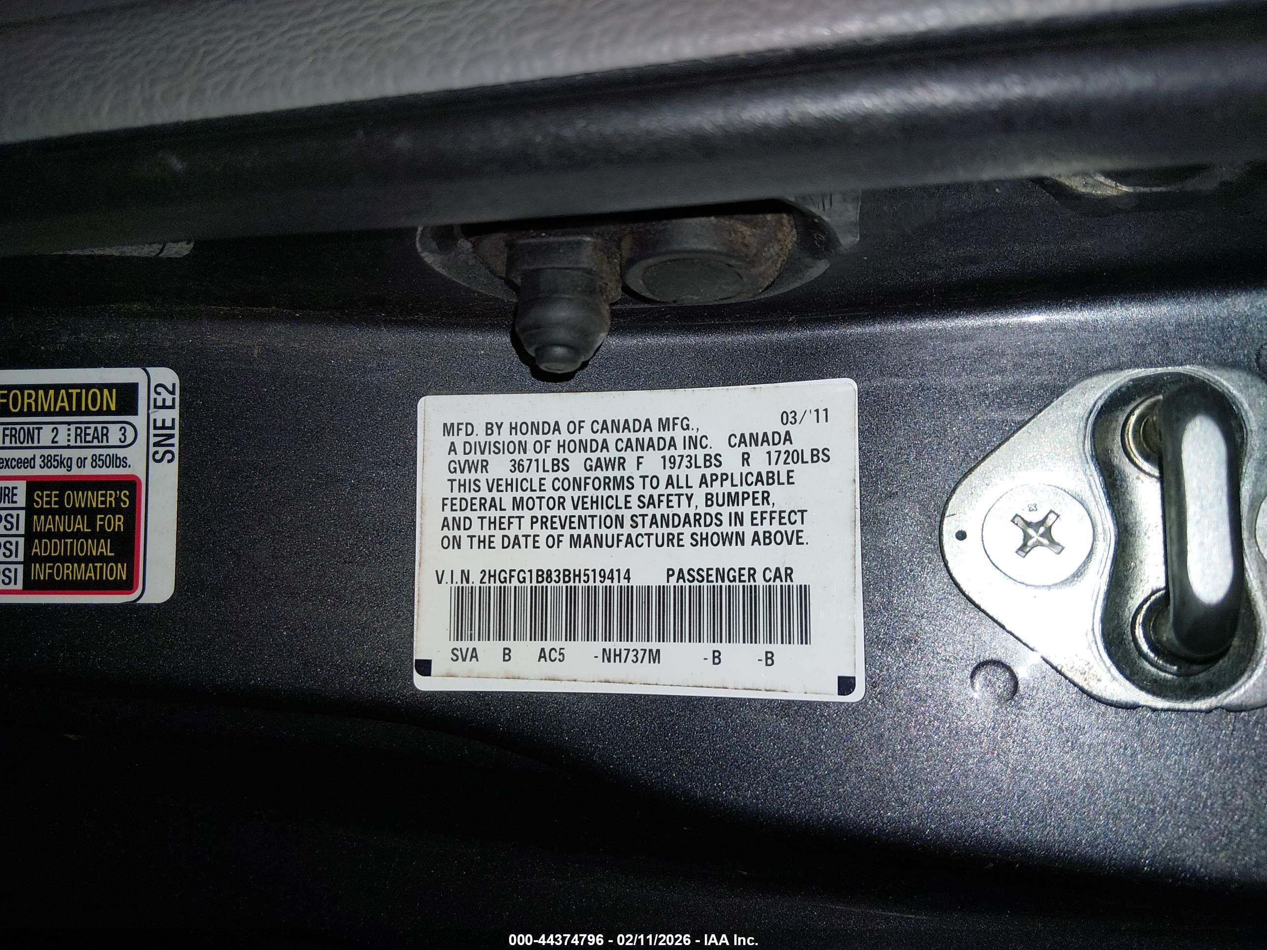 HONDA CIVIC image 9