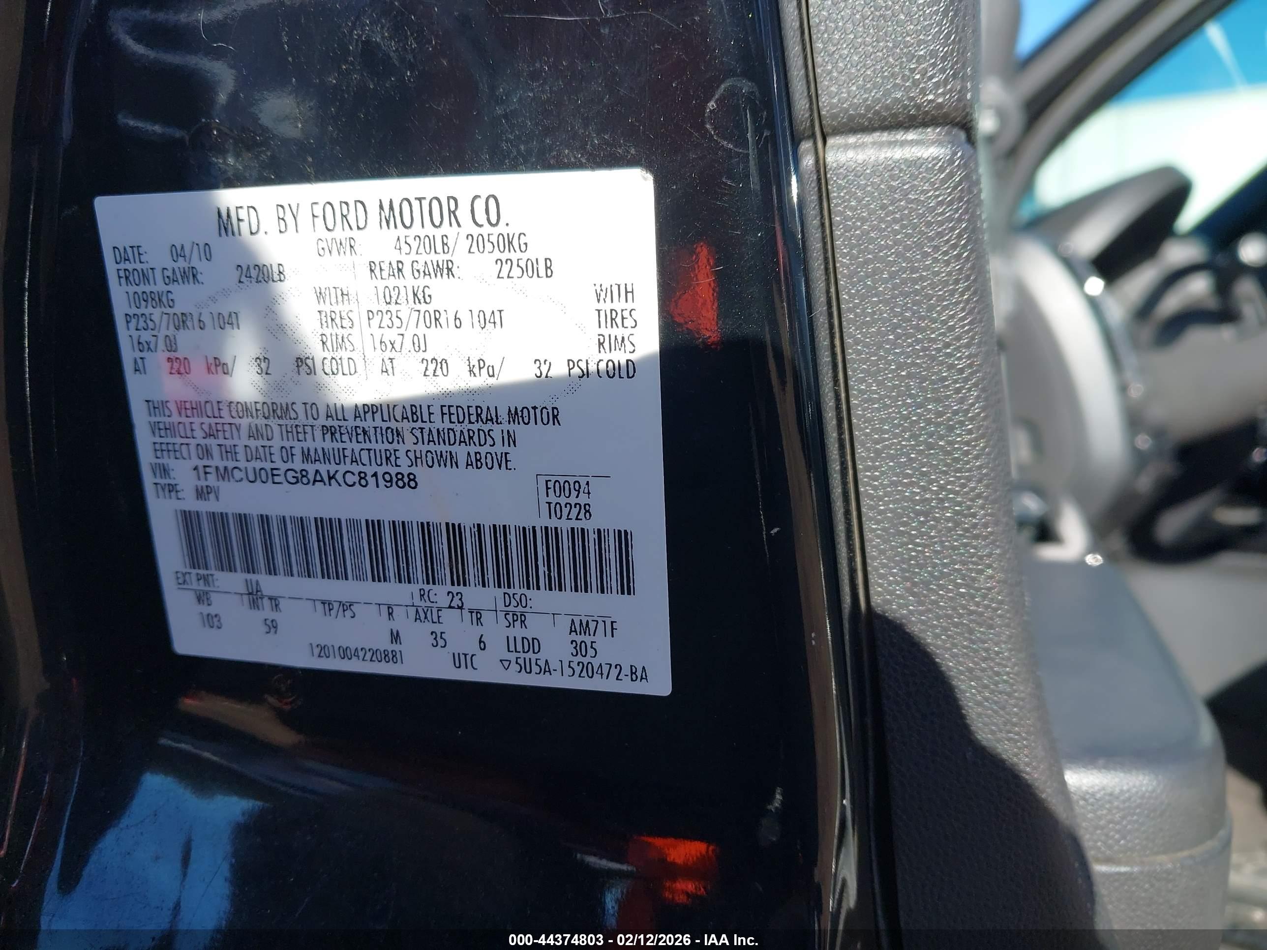 FORD ESCAPE image 9