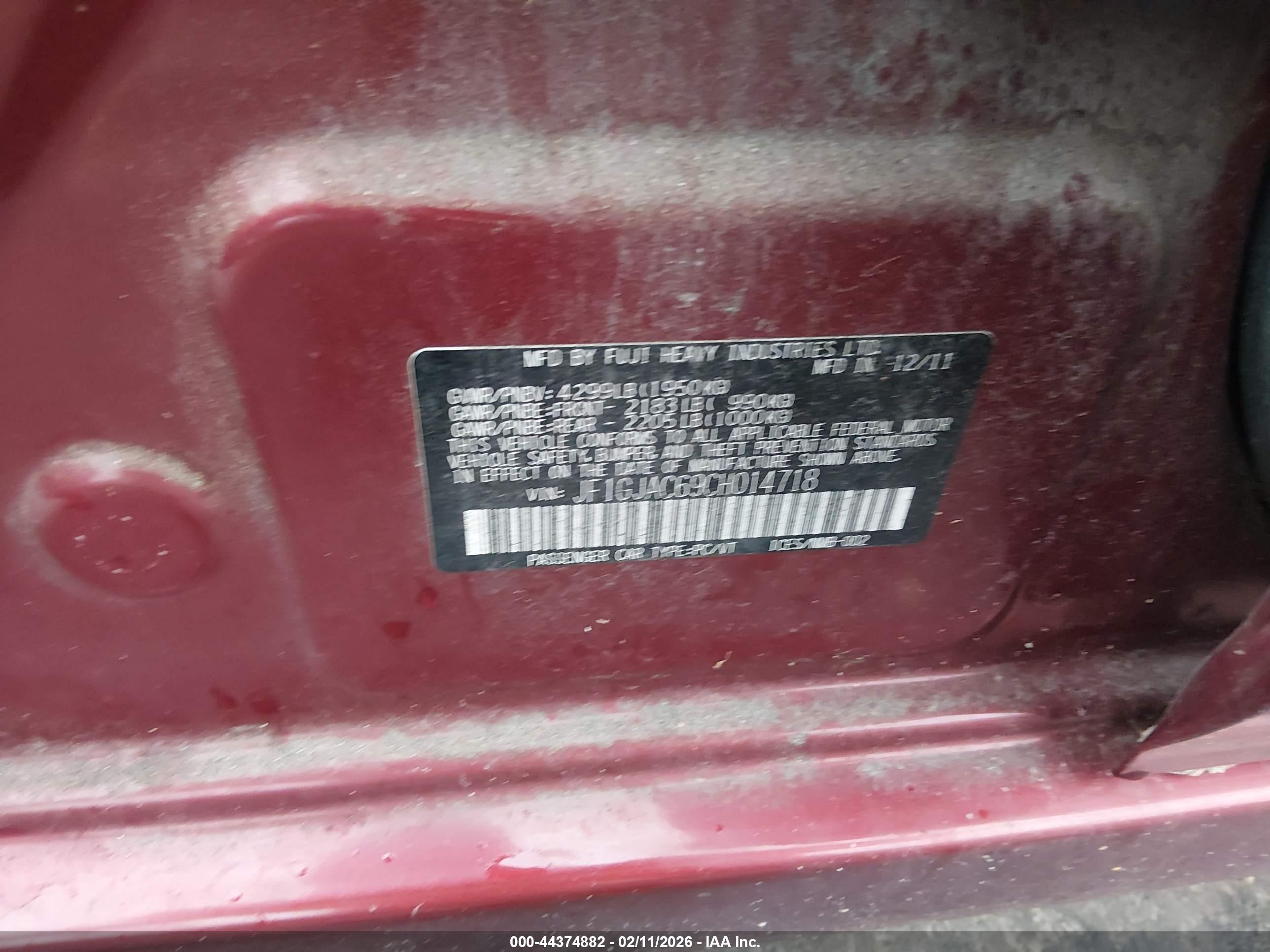 SUBARU IMPREZA image 9