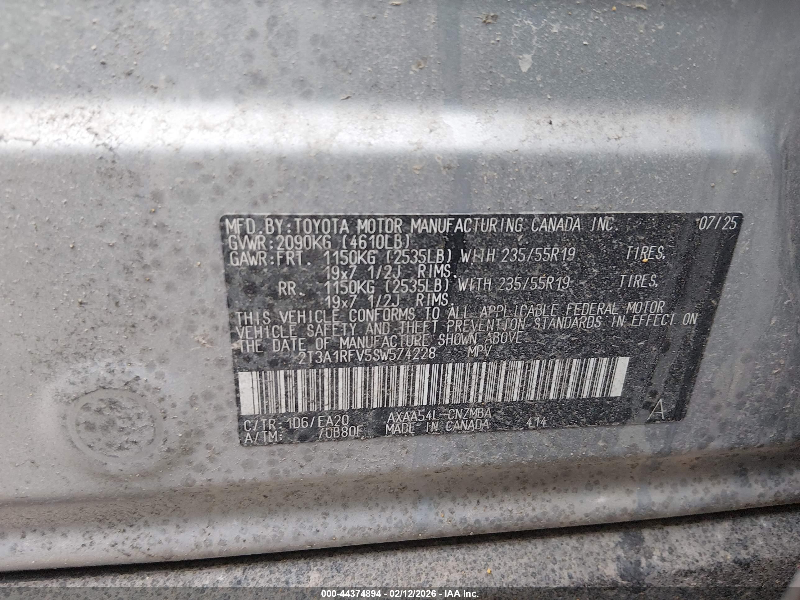 TOYOTA RAV4 image 9