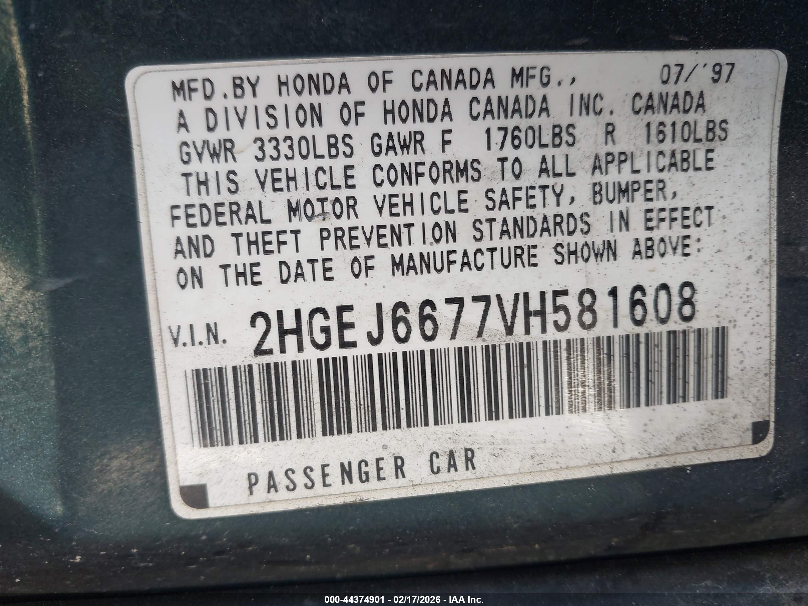 HONDA CIVIC image 9