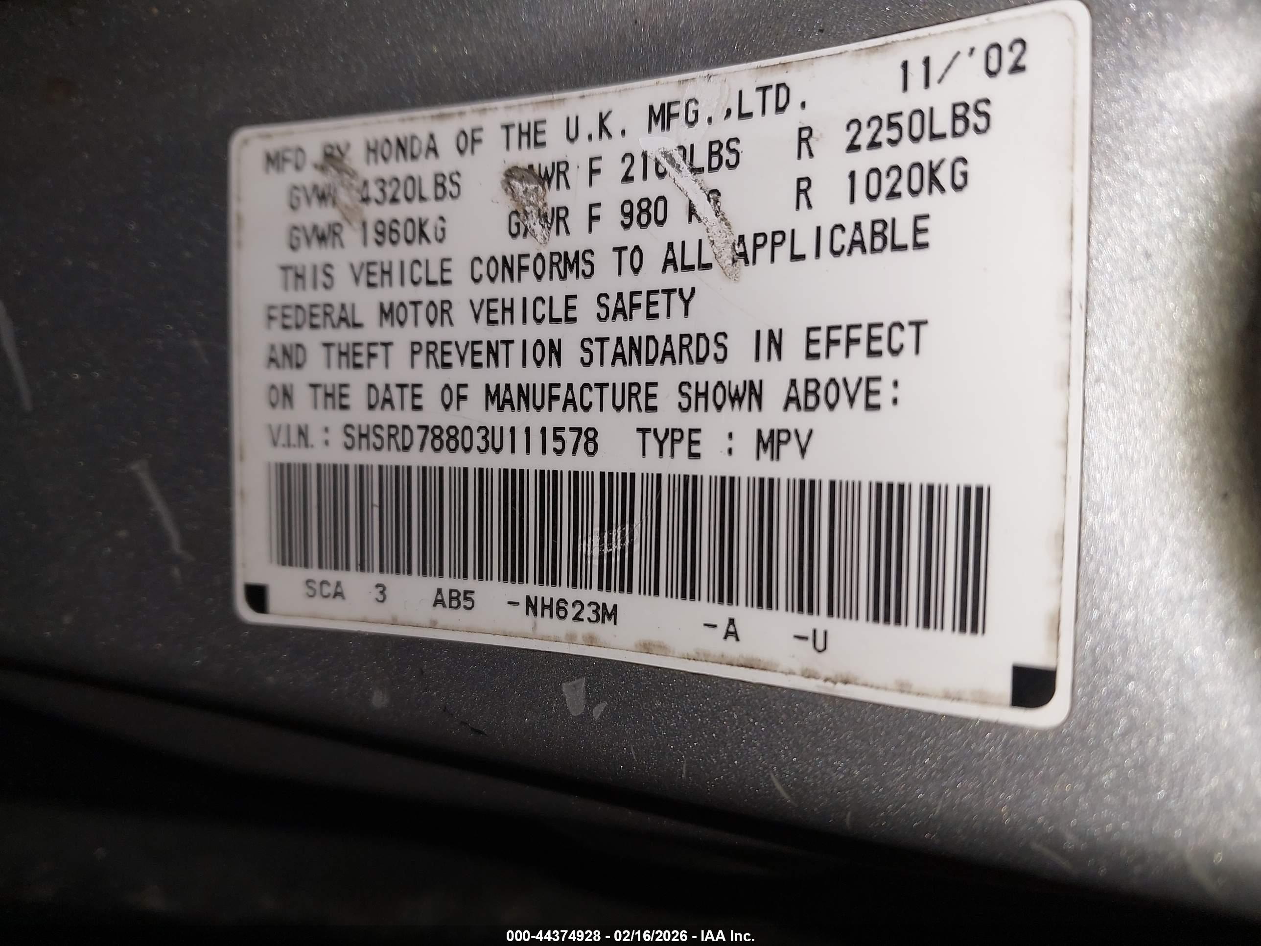 HONDA CR-V image 9