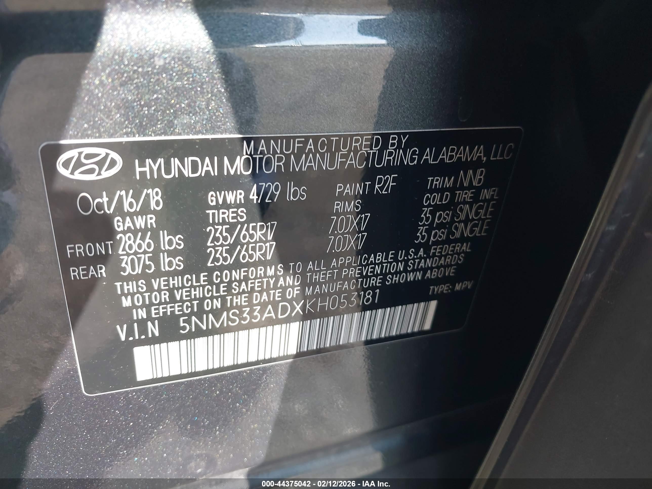HYUNDAI SANTA image 9