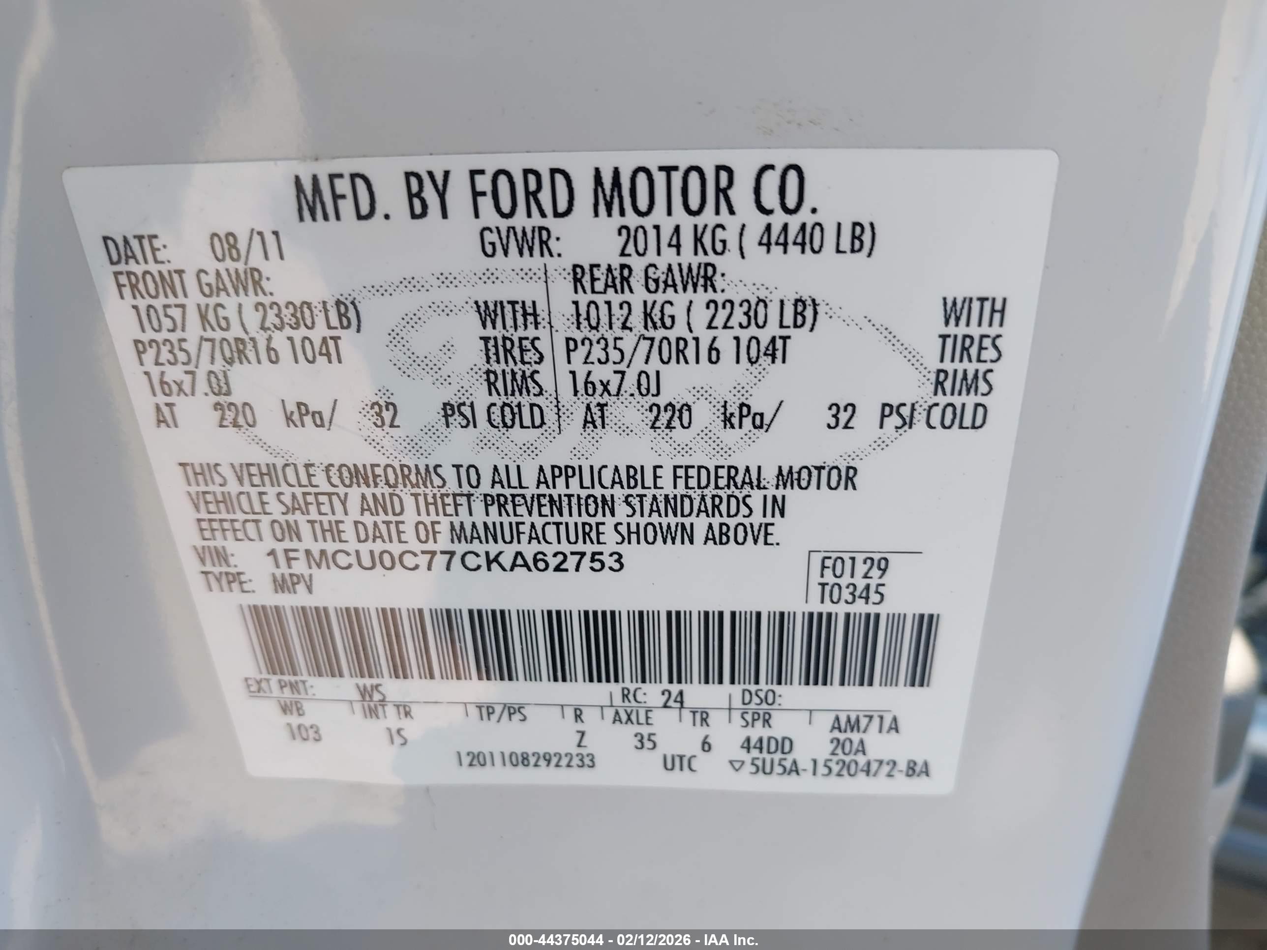 FORD ESCAPE image 9