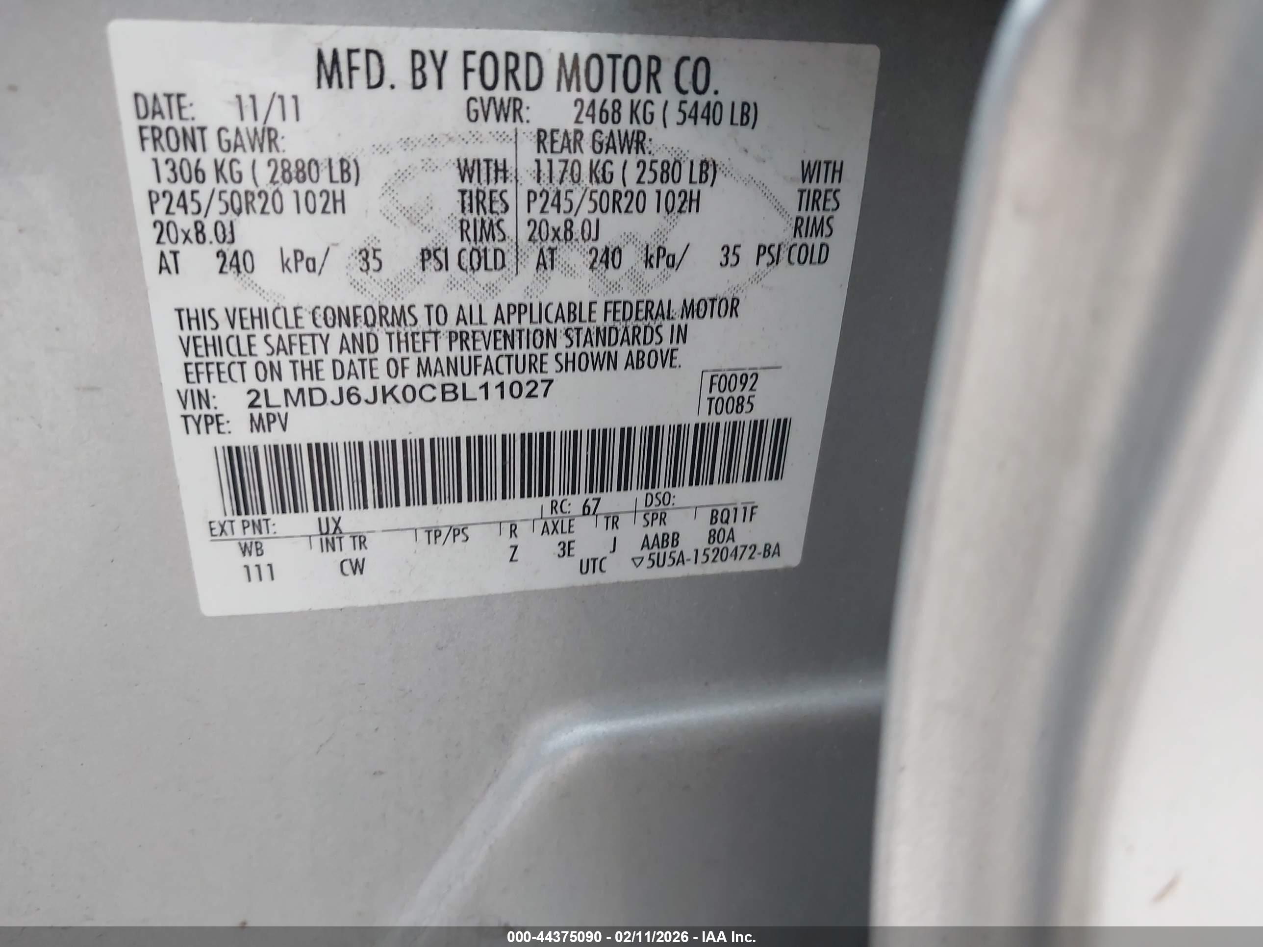 LINCOLN MKX image 9