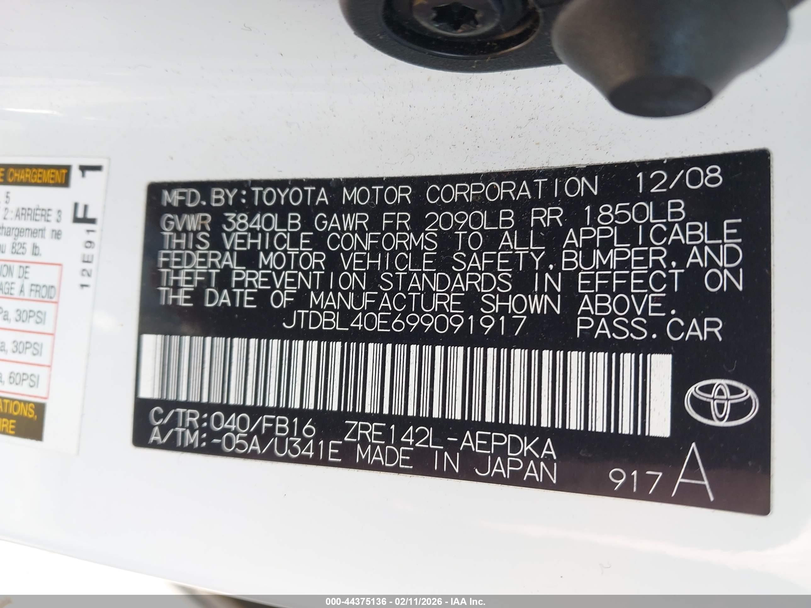 TOYOTA COROLLA image 9