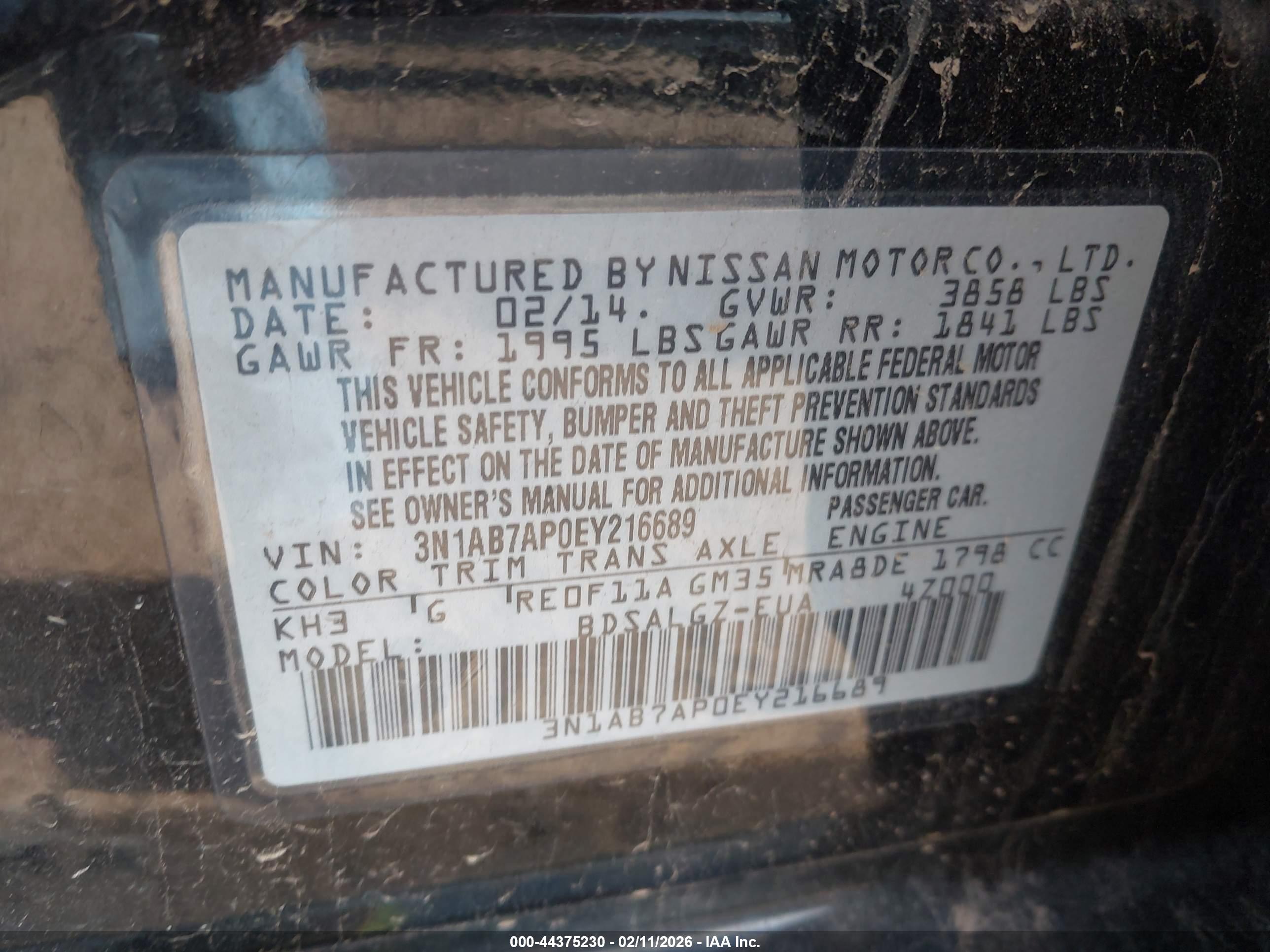 NISSAN SENTRA image 9