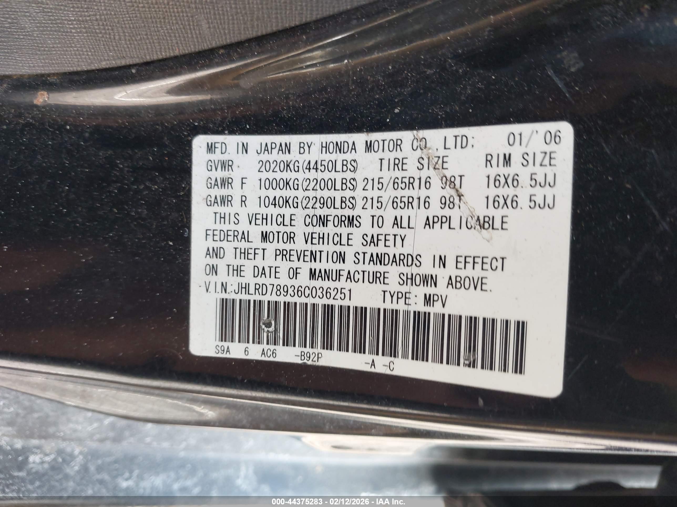 HONDA CR-V image 9
