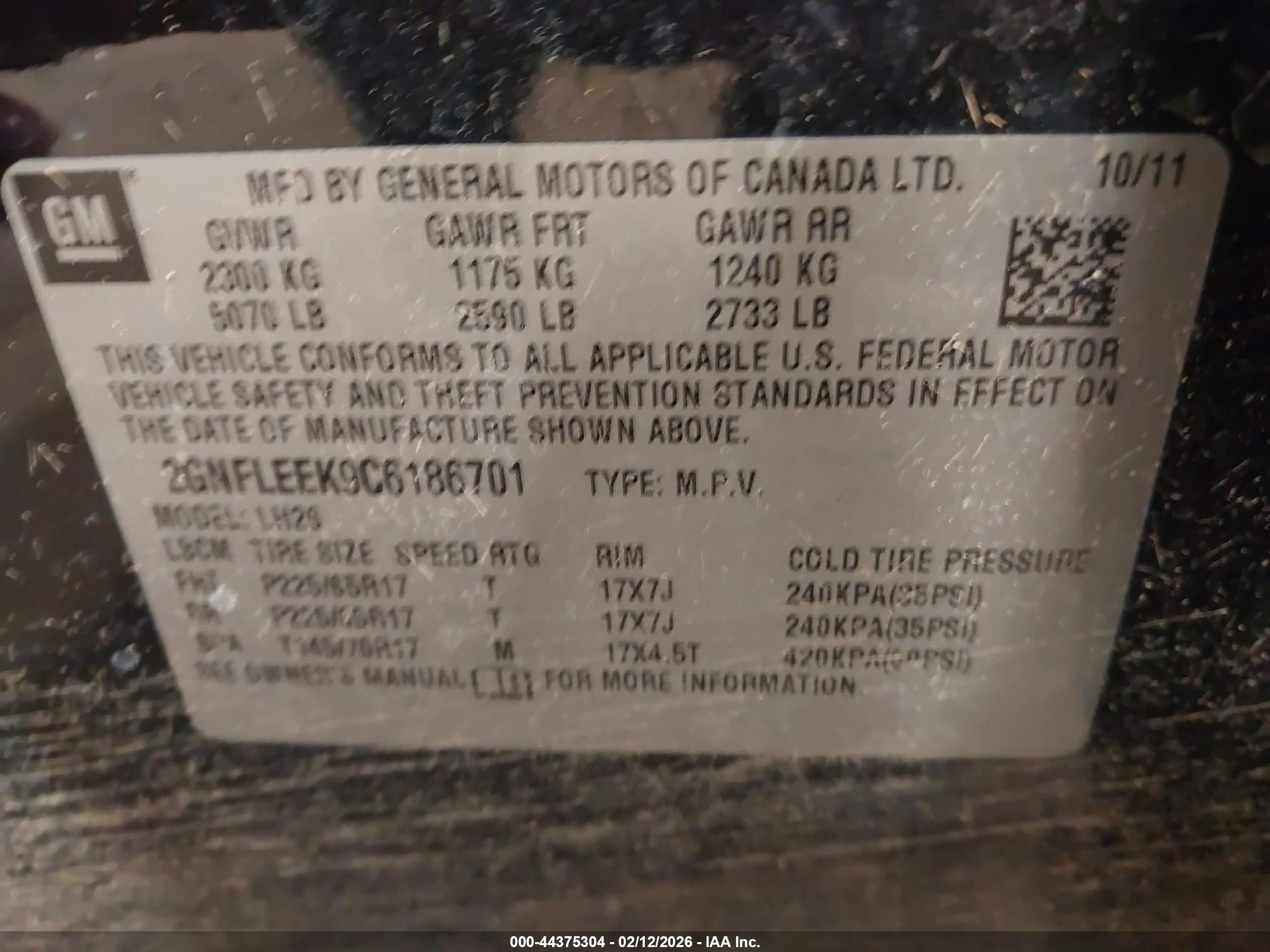CHEVROLET EQUINOX image 9