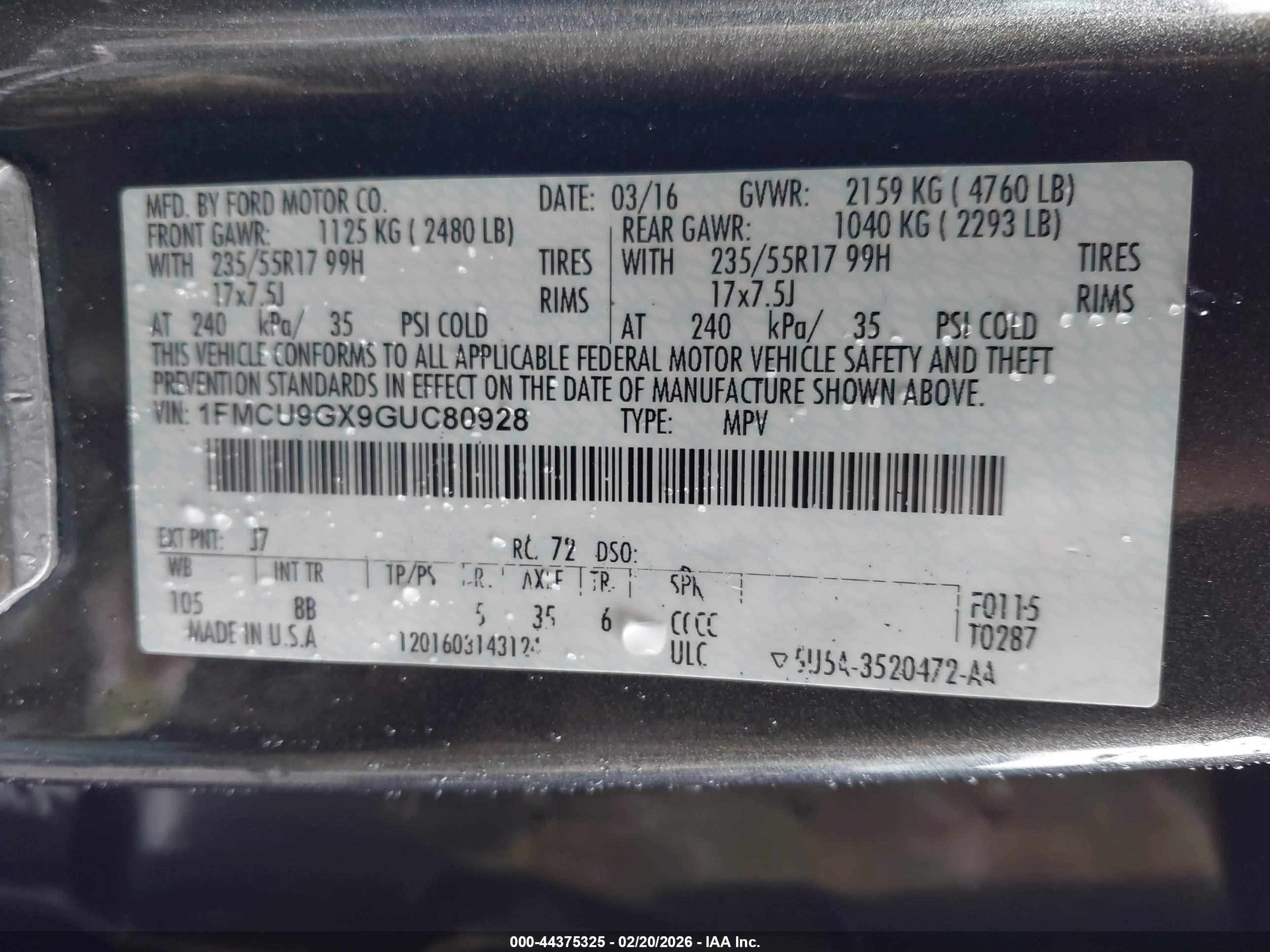 FORD ESCAPE image 9
