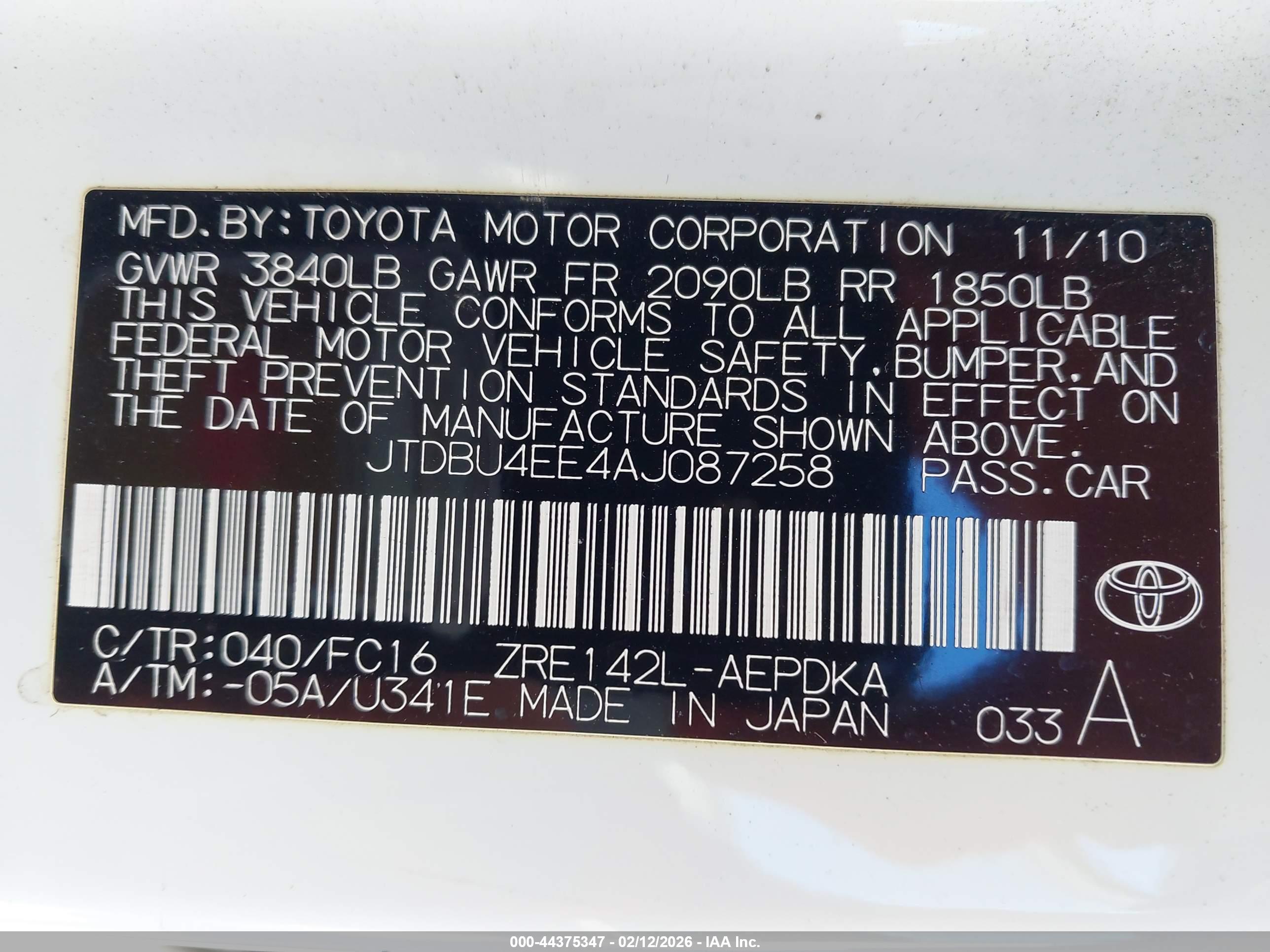 TOYOTA COROLLA image 9