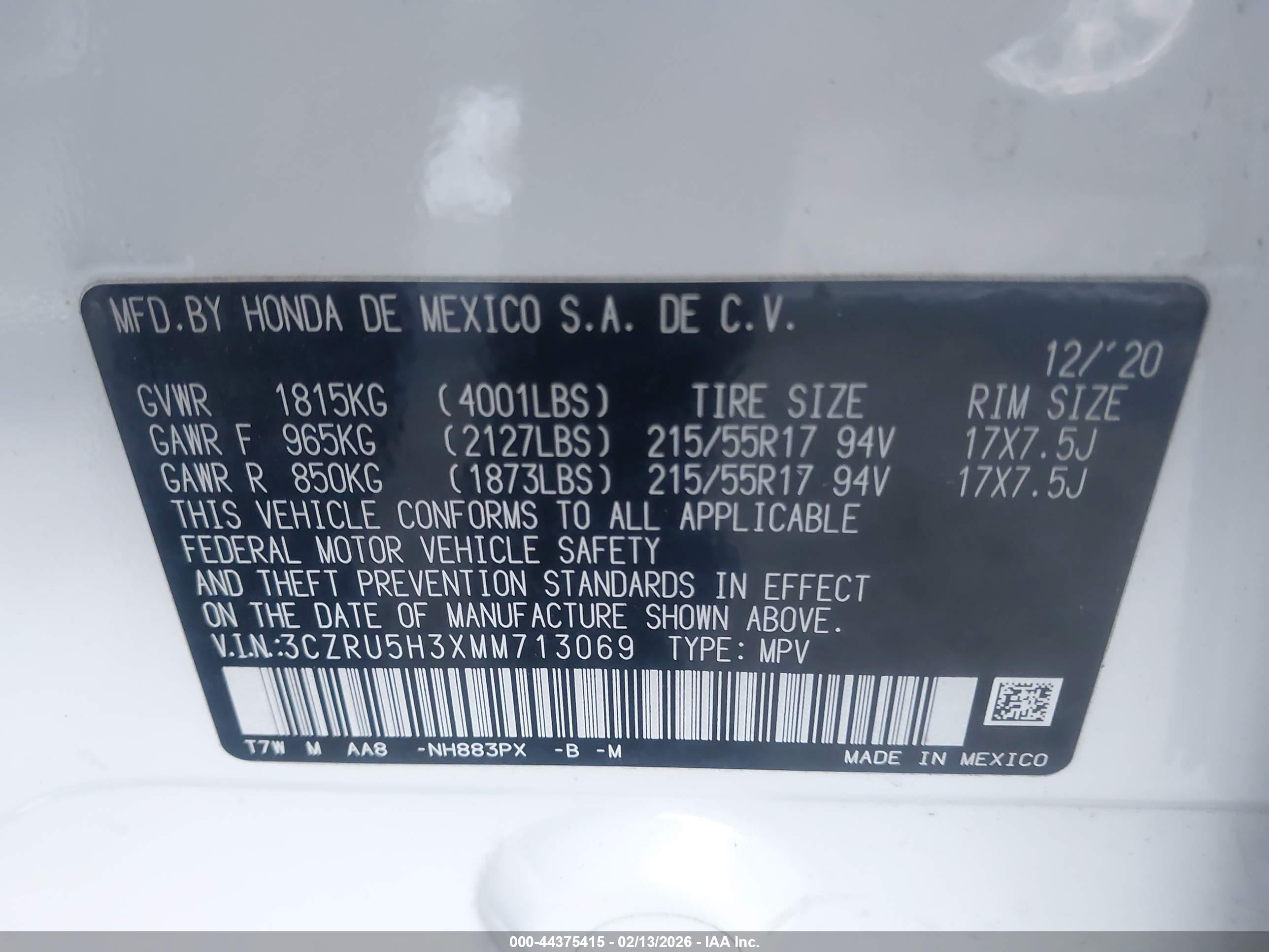 HONDA HR-V image 9