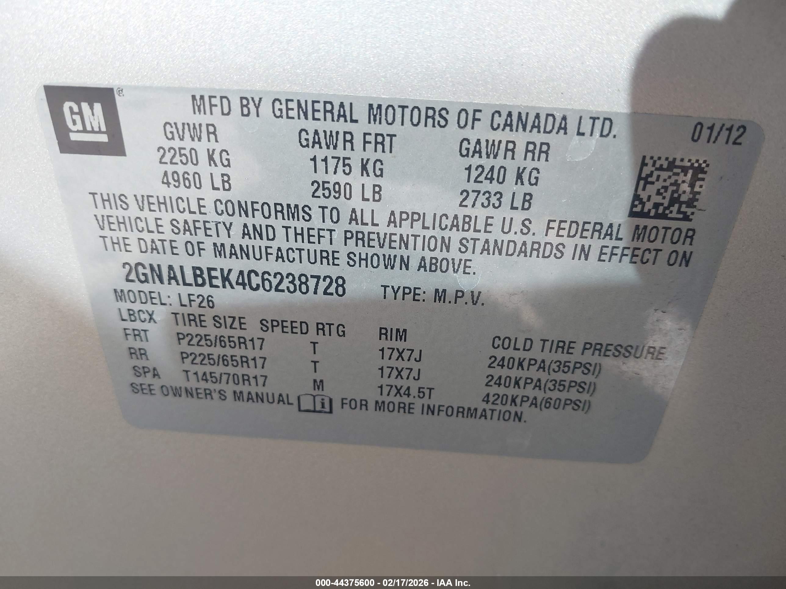 CHEVROLET EQUINOX image 9
