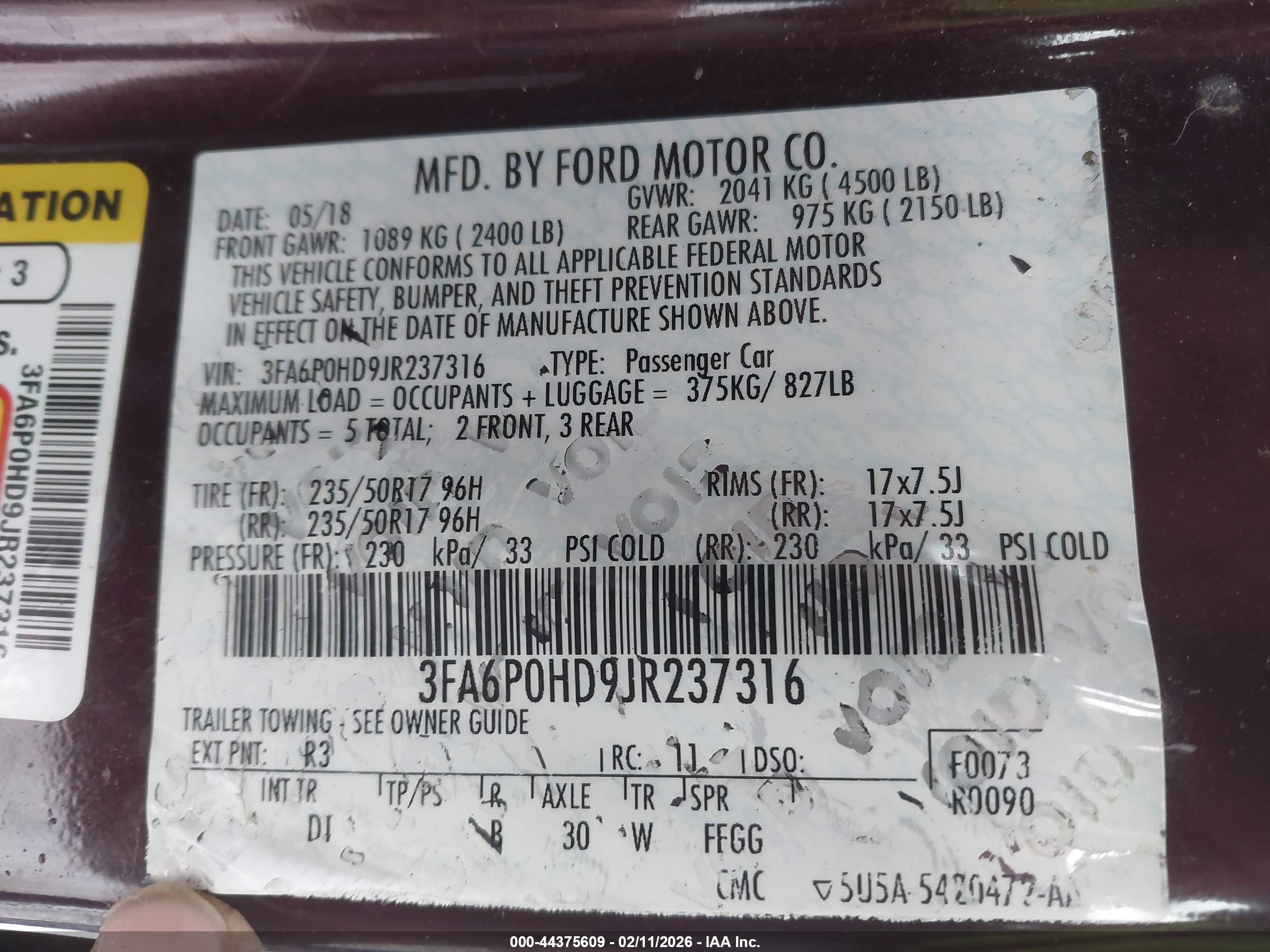 FORD FUSION image 9