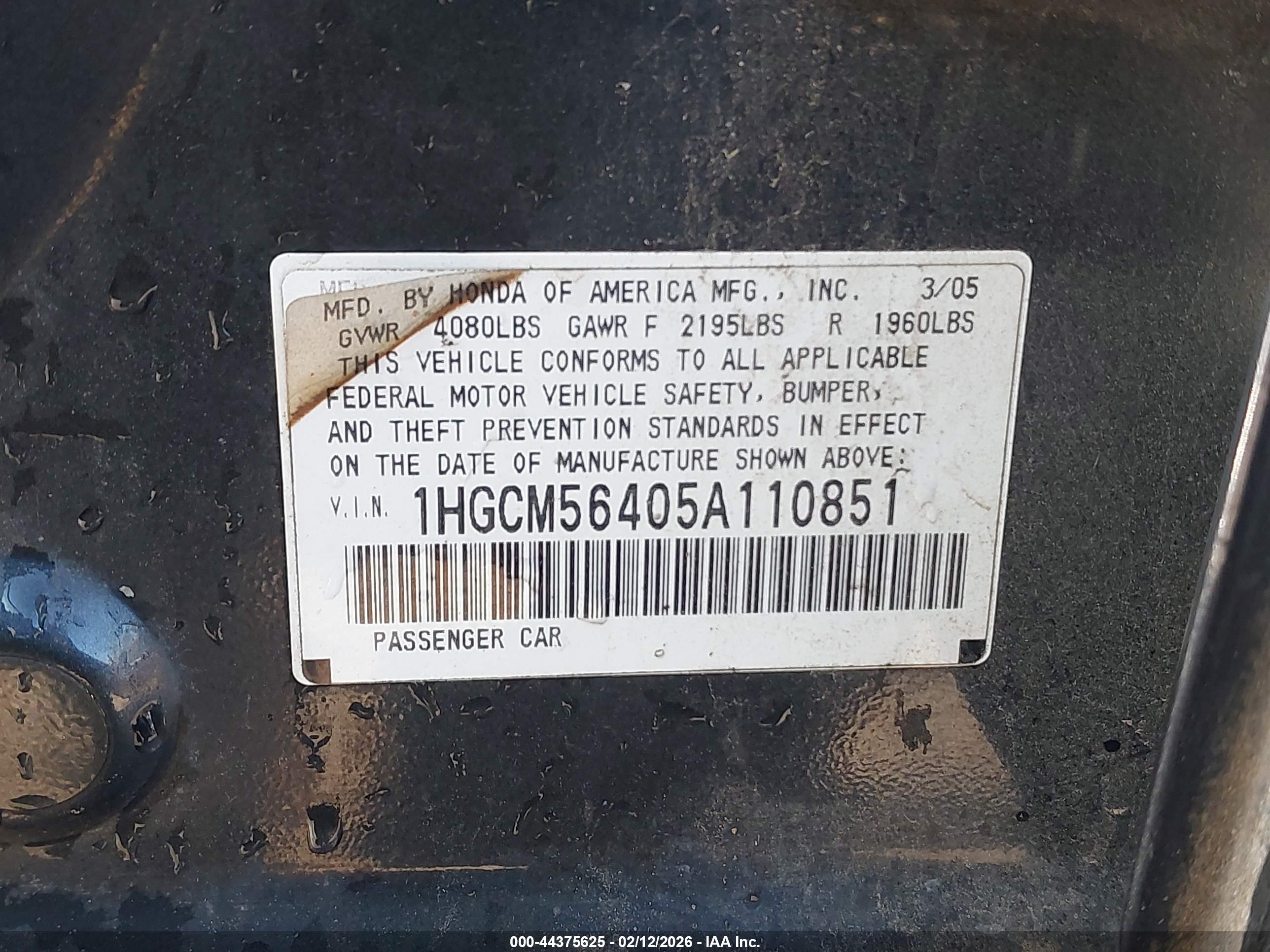 HONDA ACCORD image 9