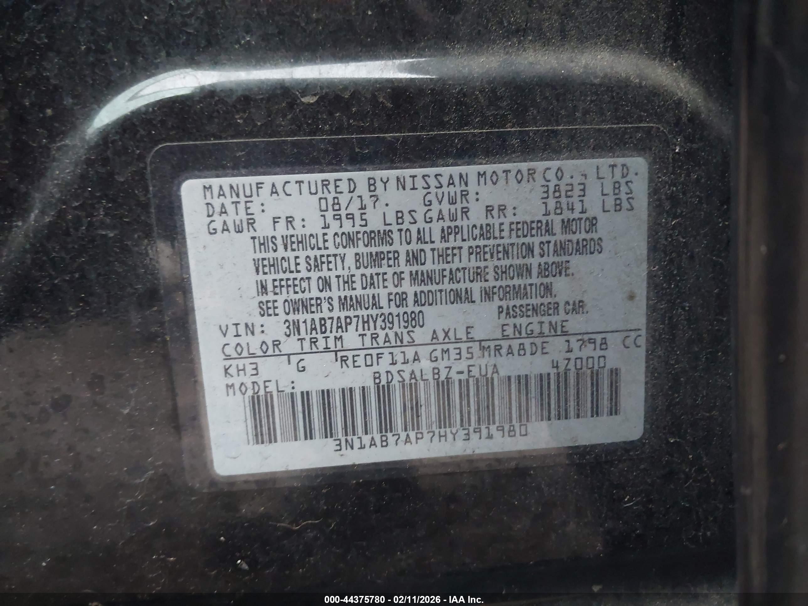 NISSAN SENTRA image 9