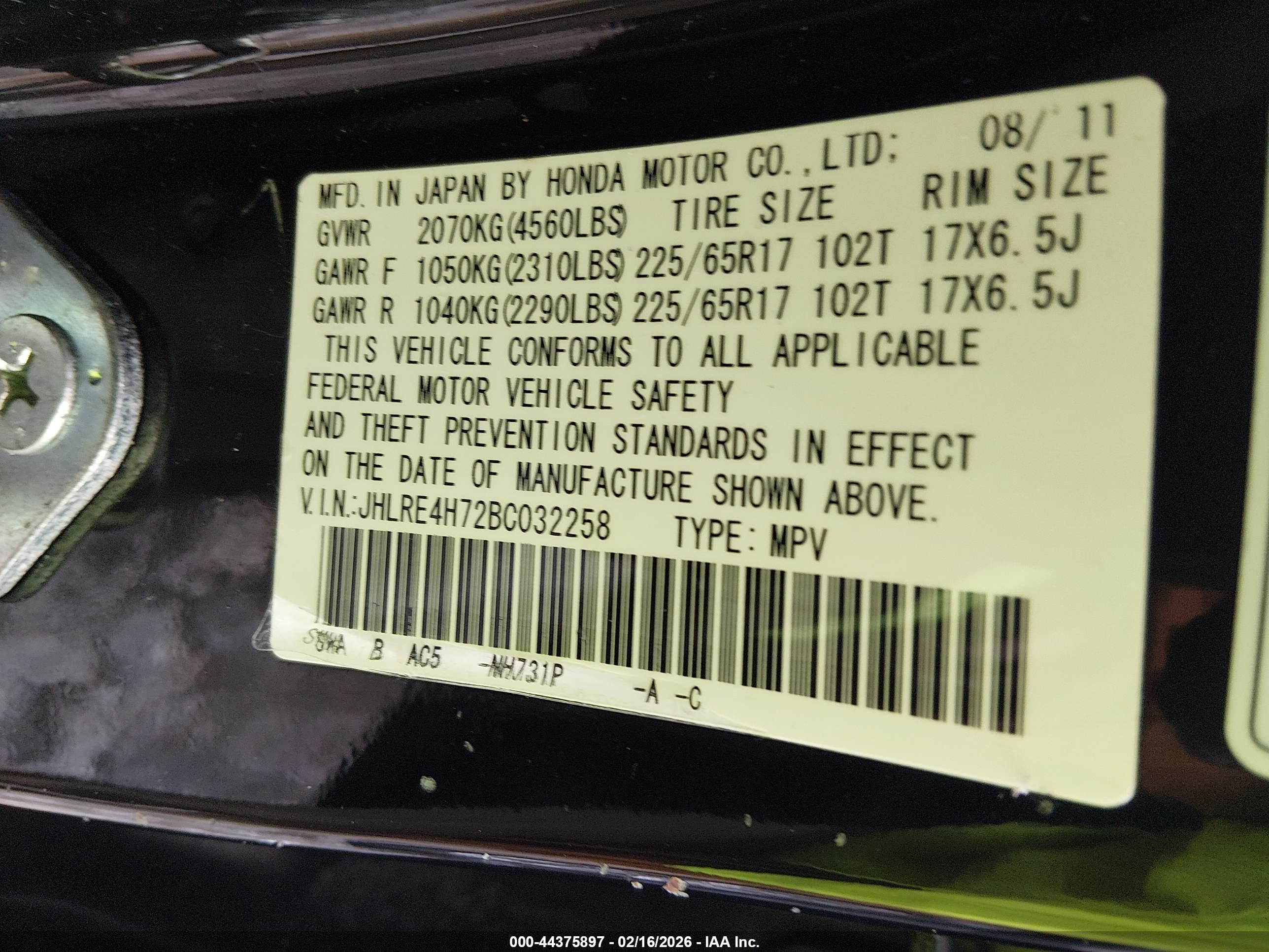 HONDA CR-V image 9