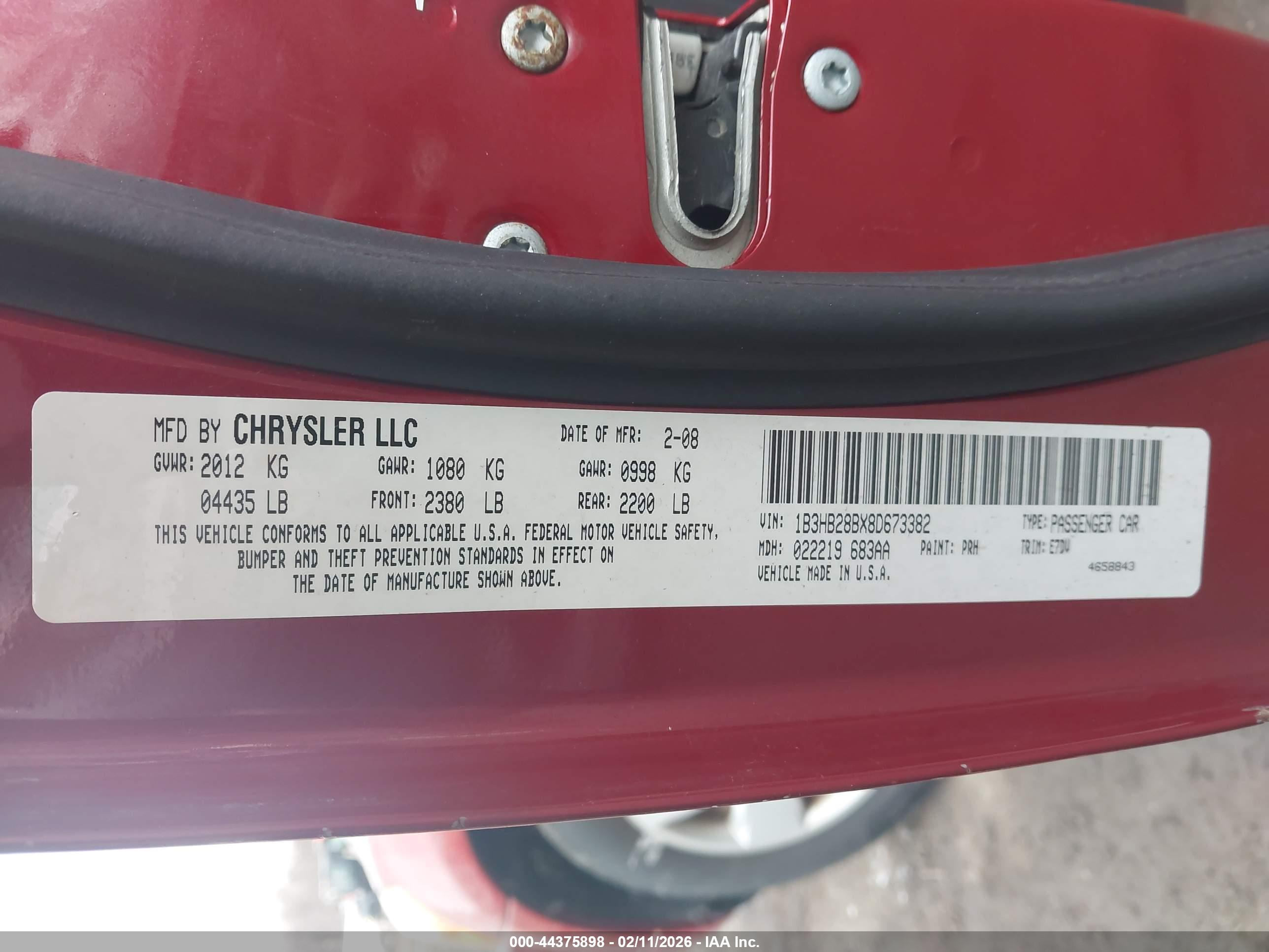 DODGE CALIBER image 9
