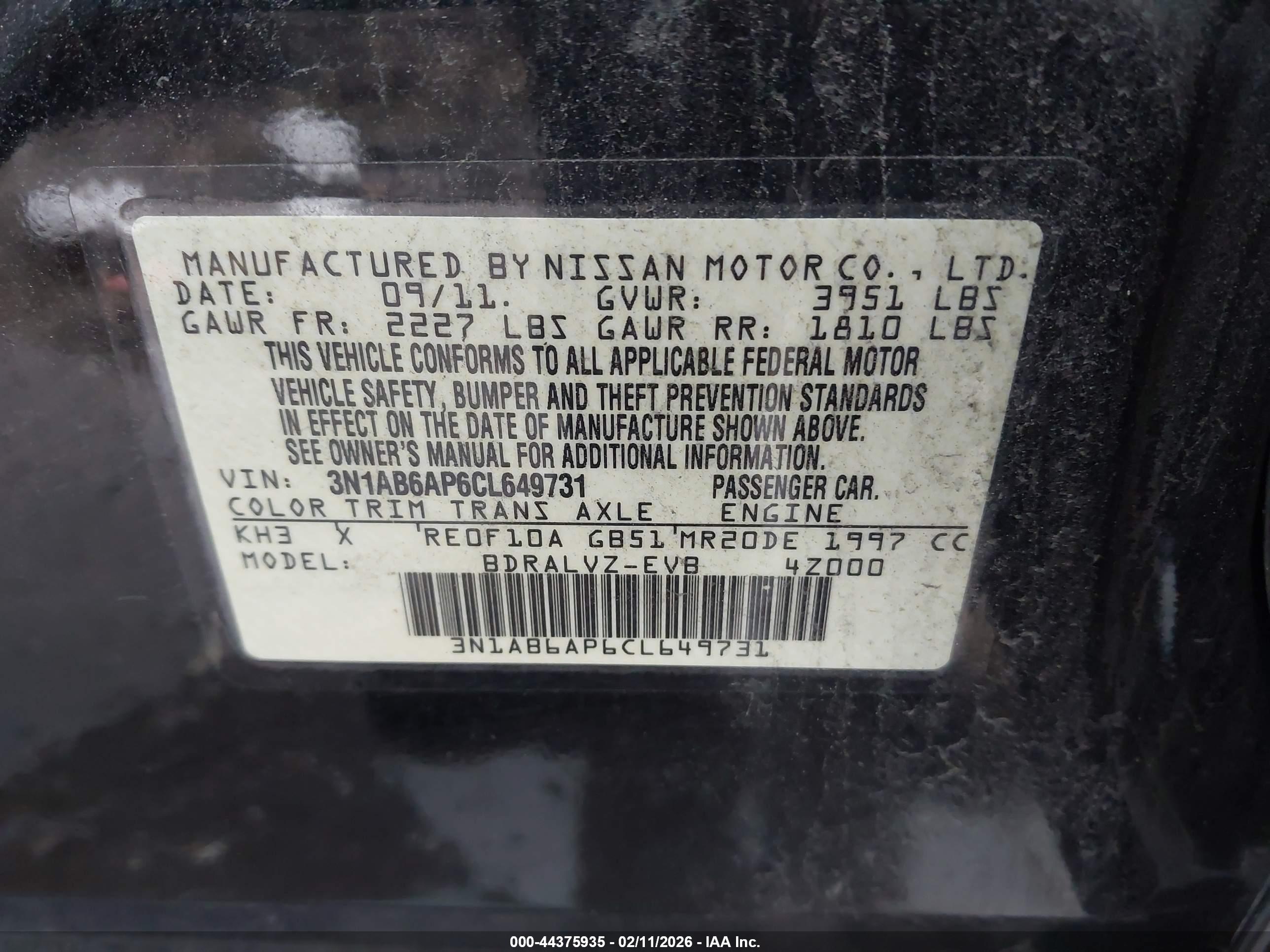 NISSAN SENTRA image 9