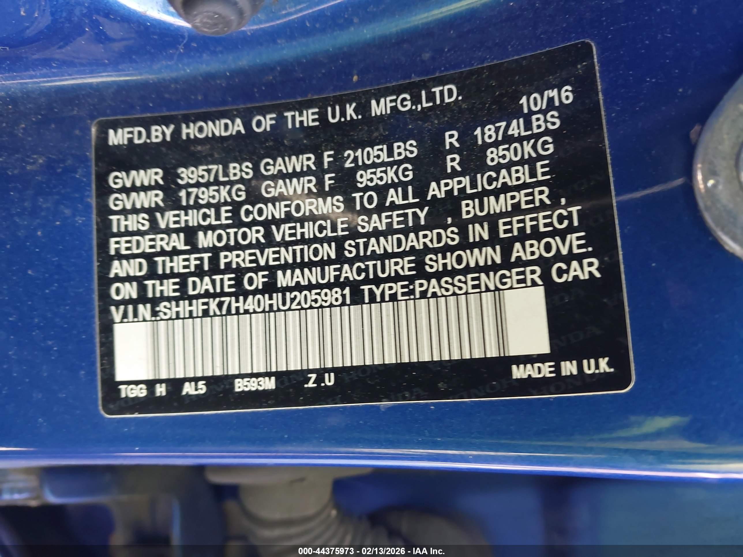 HONDA CIVIC image 9