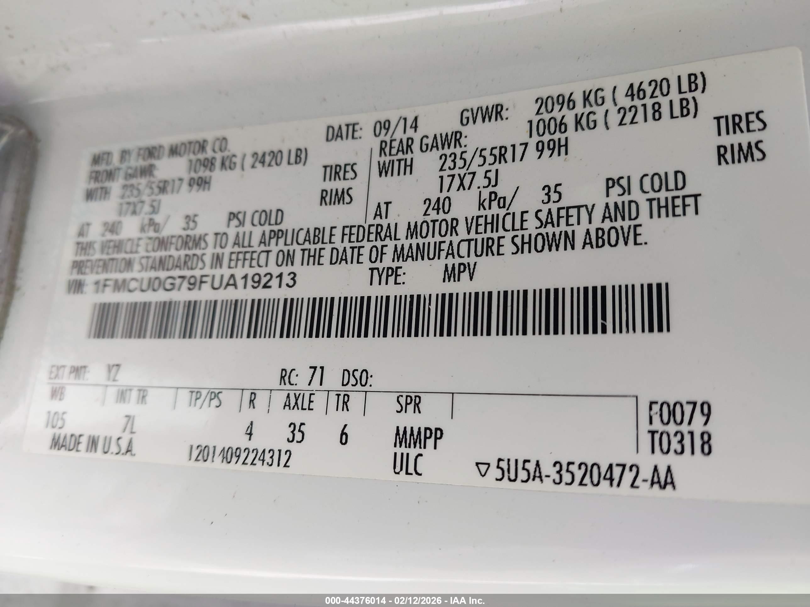 FORD ESCAPE image 9