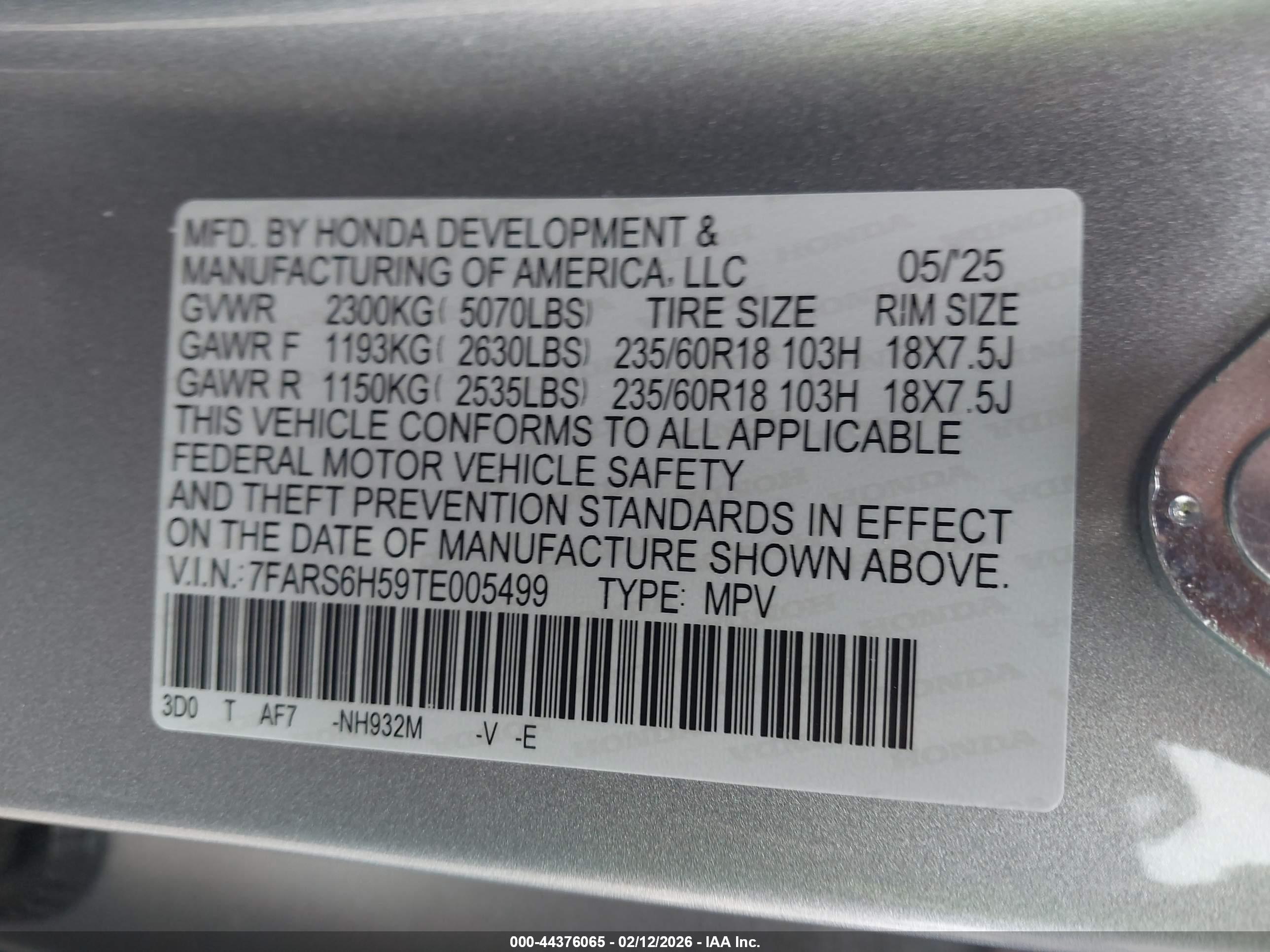 HONDA CR-V image 9