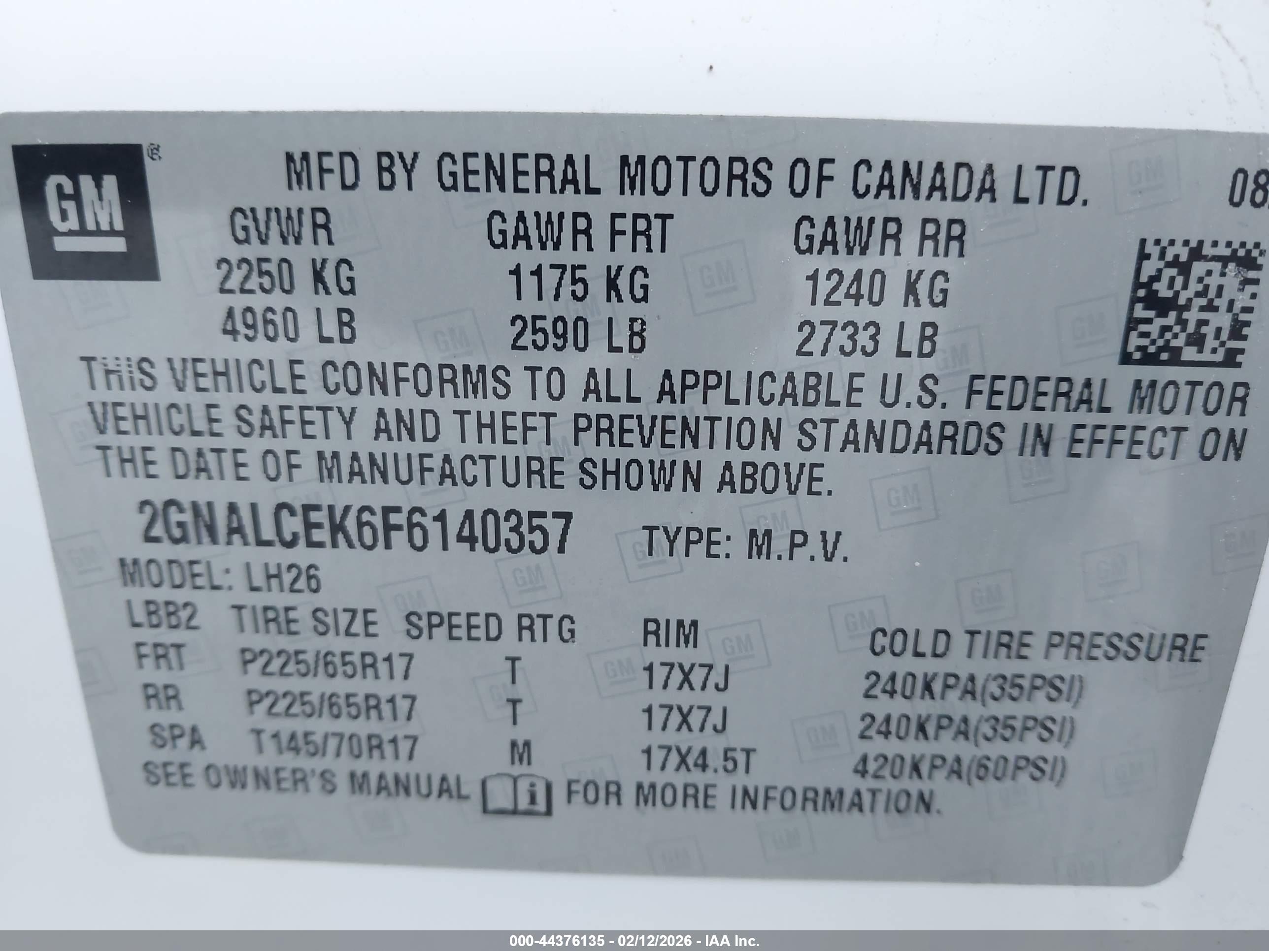 CHEVROLET EQUINOX image 9