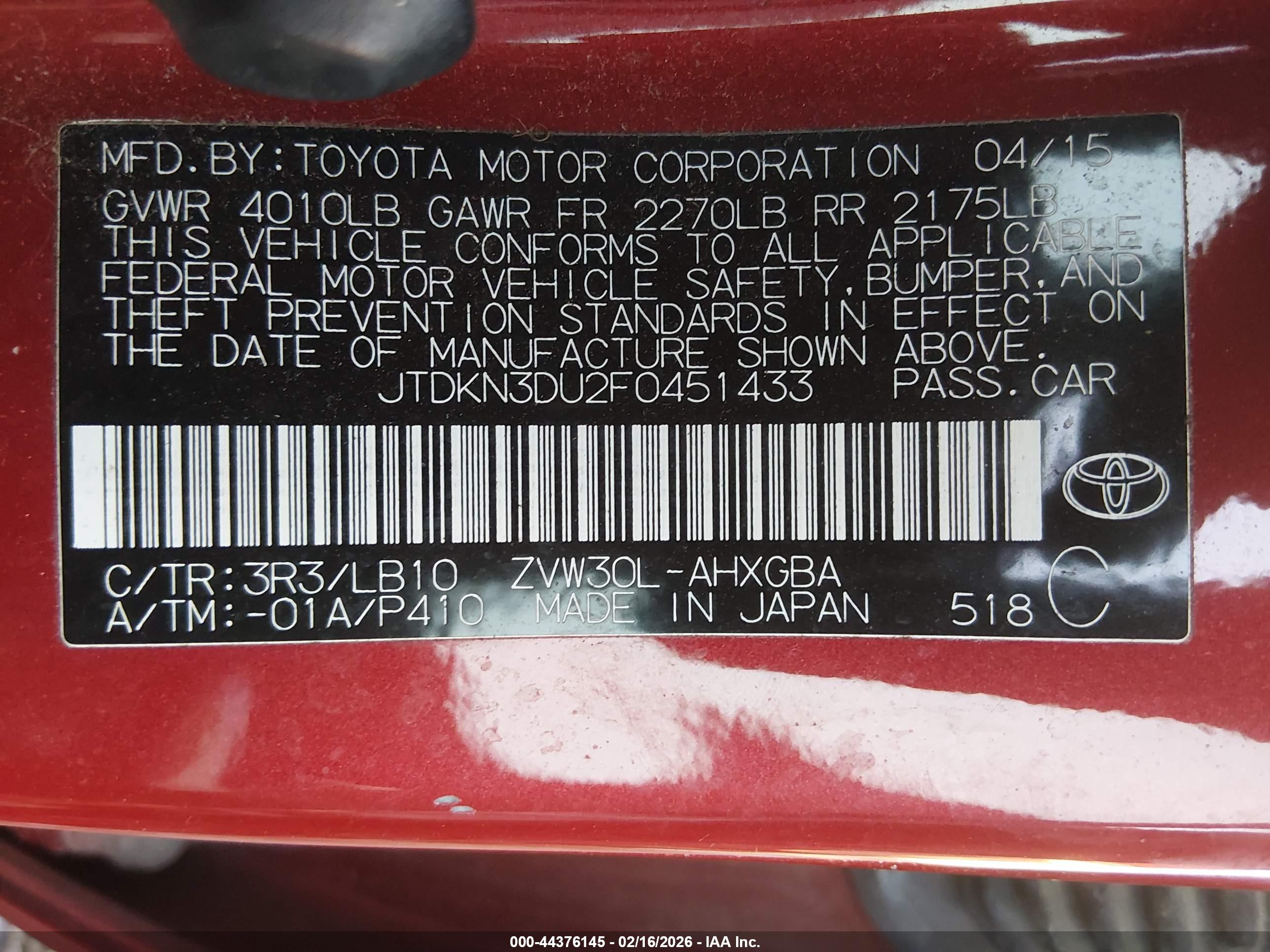 TOYOTA PRIUS image 9