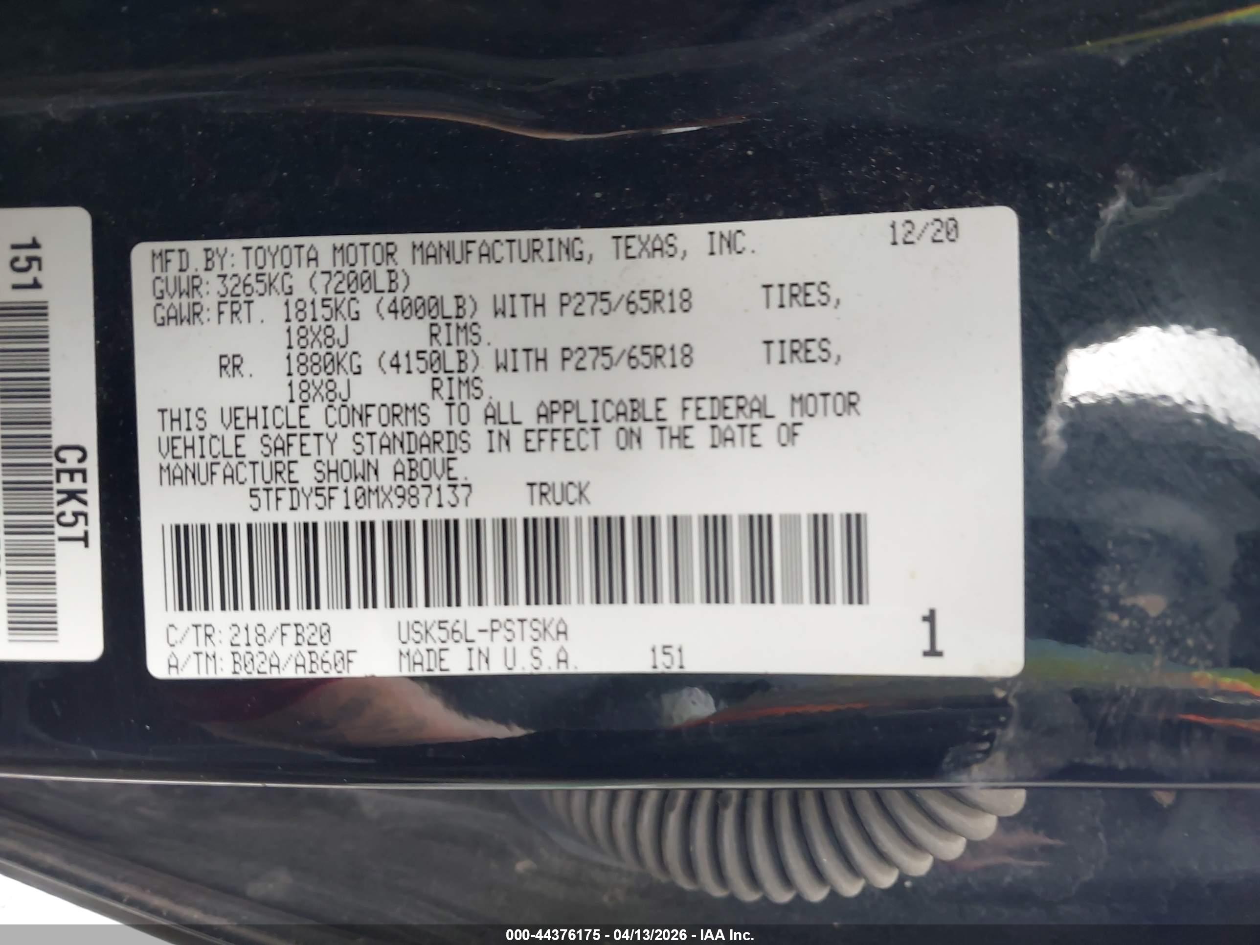 TOYOTA TUNDRA image 9