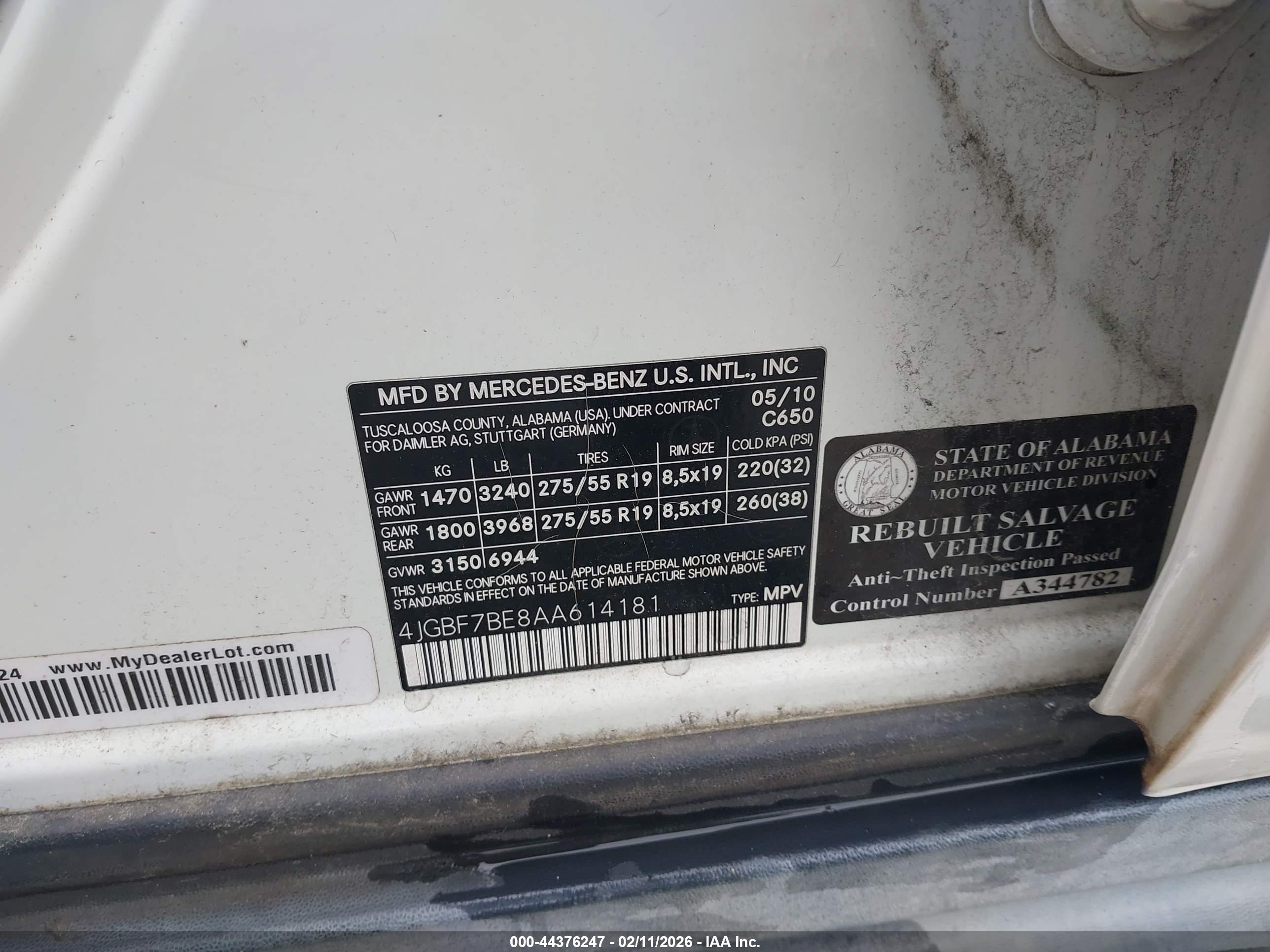MERCEDES-BENZ GL image 9