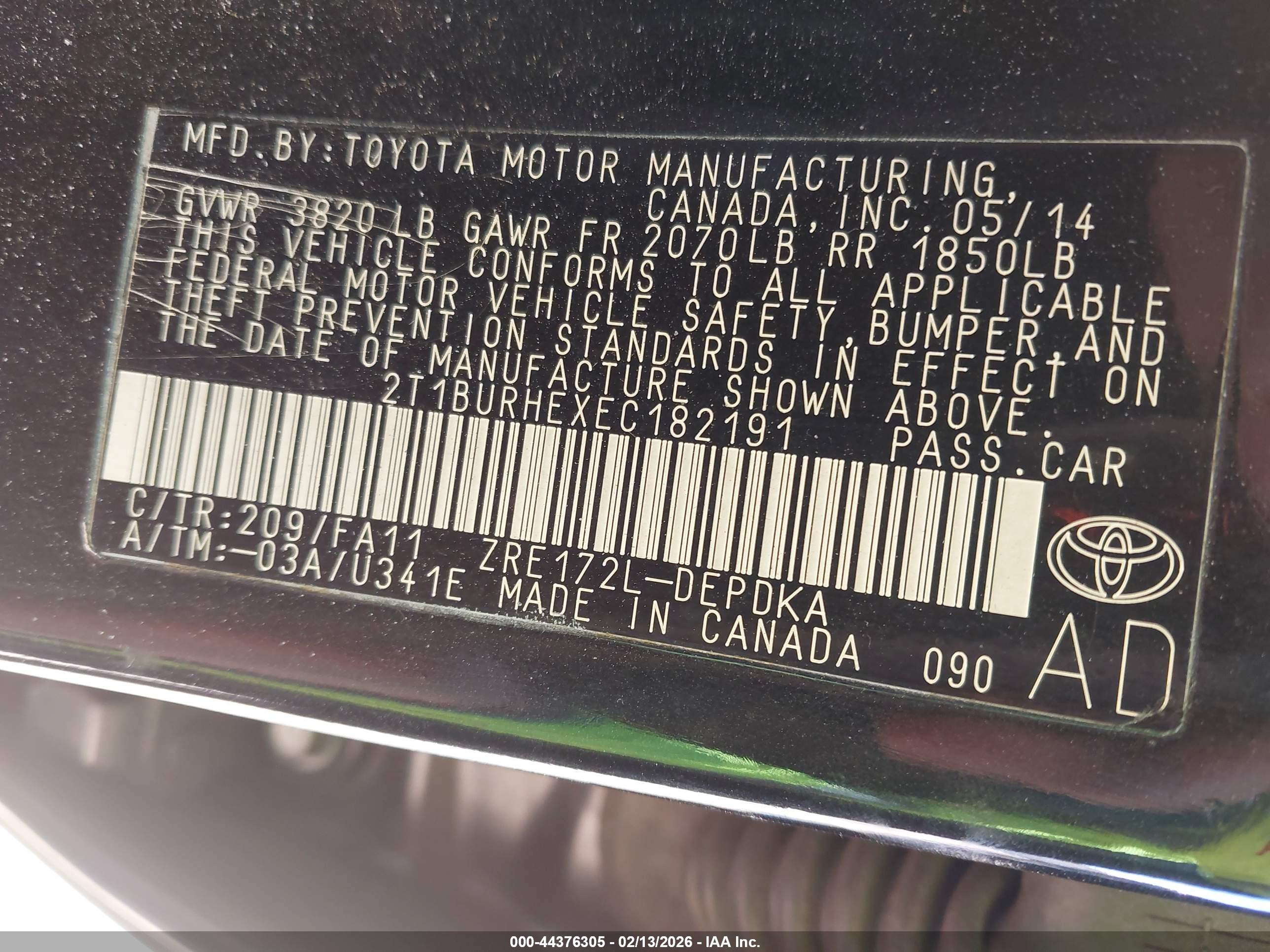 TOYOTA COROLLA image 9