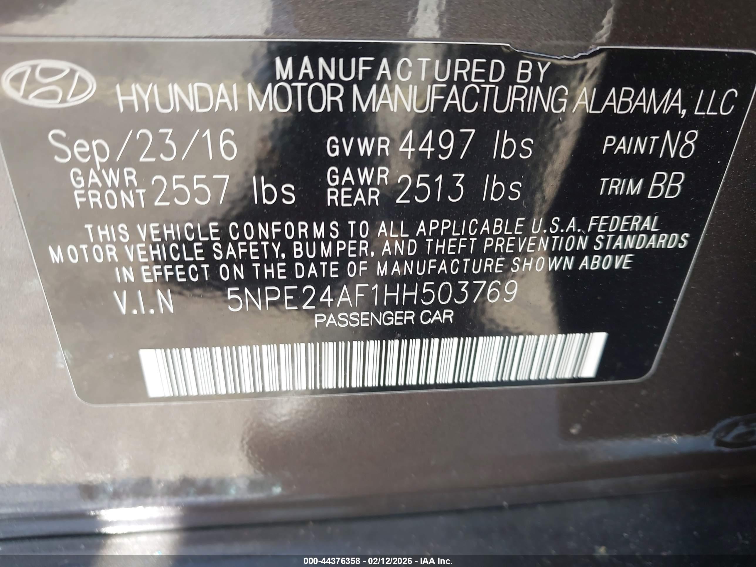 HYUNDAI SONATA image 9